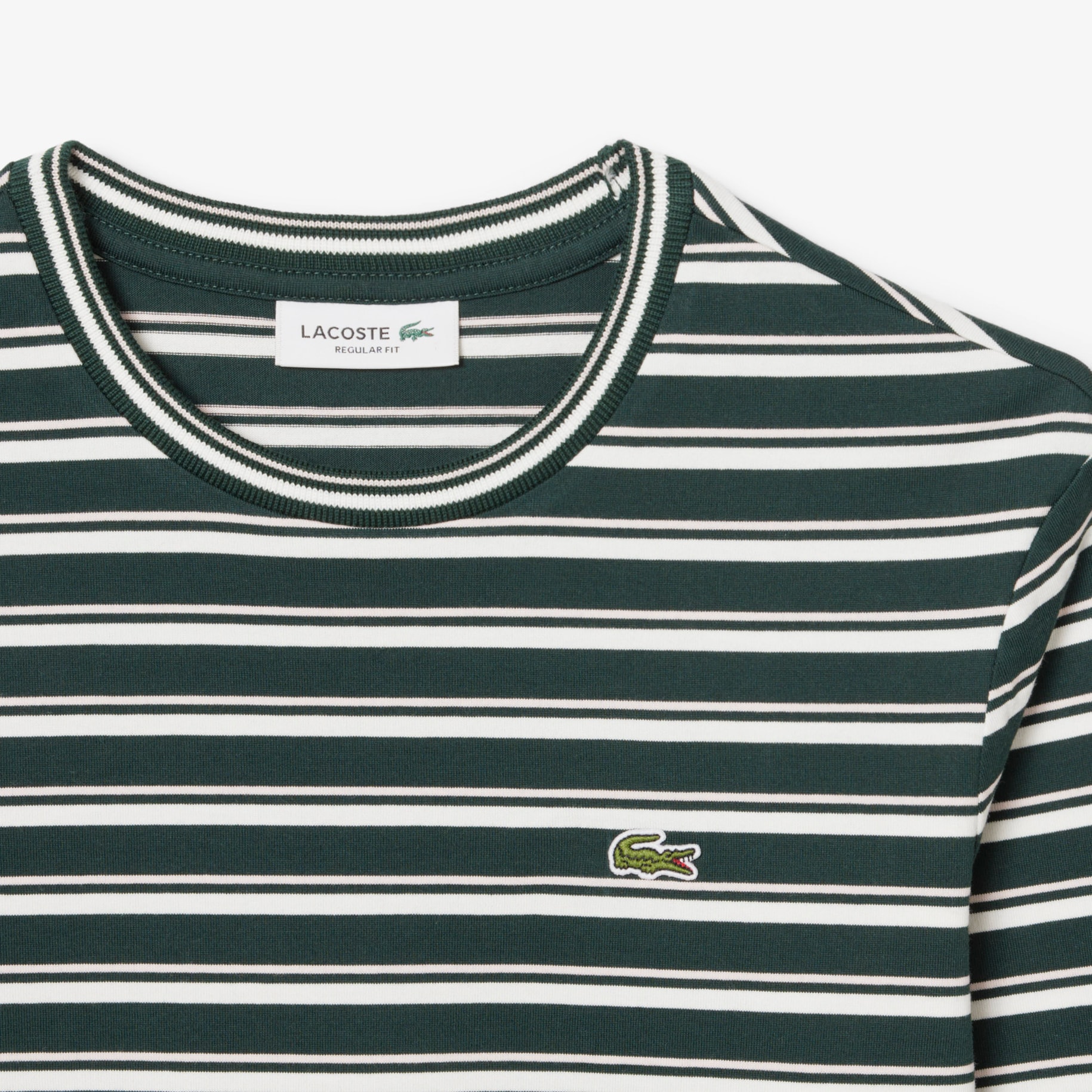 Long Sleeved Striped Jersey T-shirt image number 4
