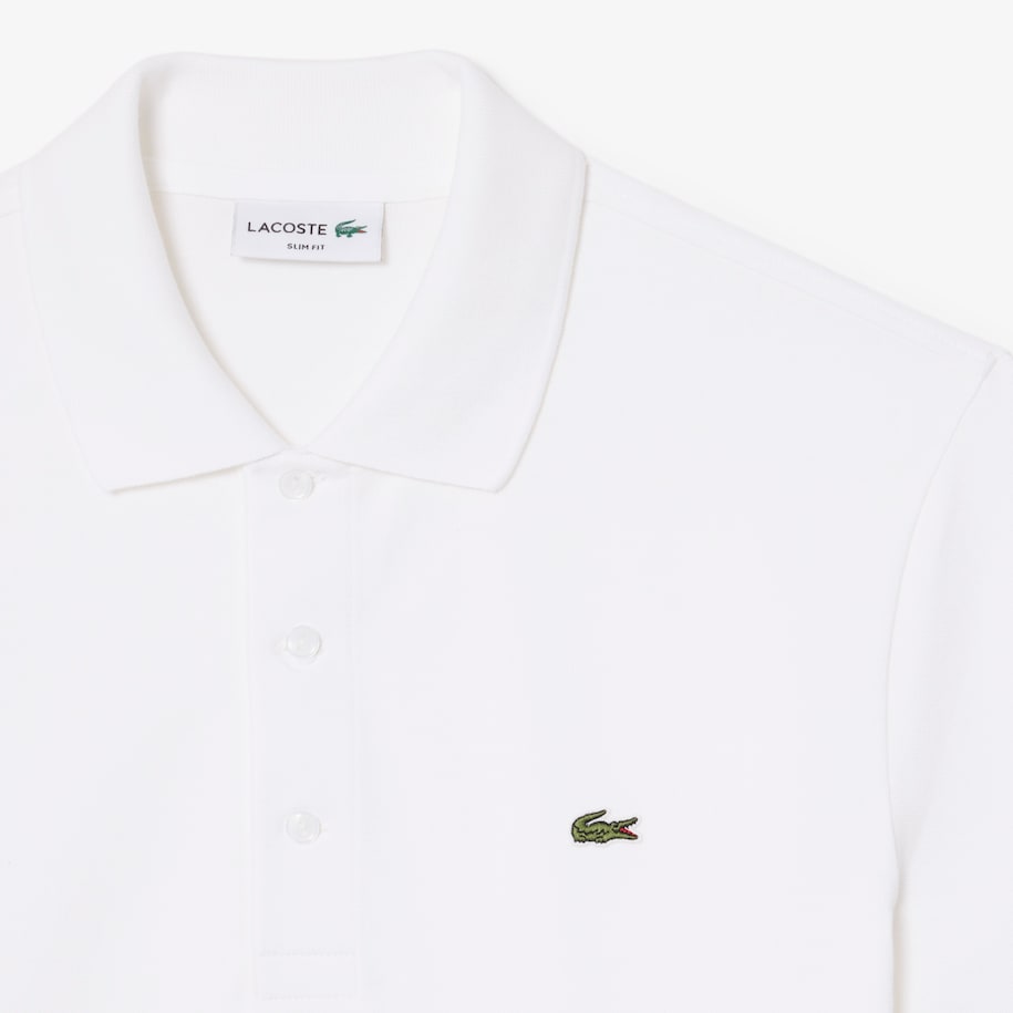 Slim Fit Stretch Piqu&eacute; Polo Shirt image number 1