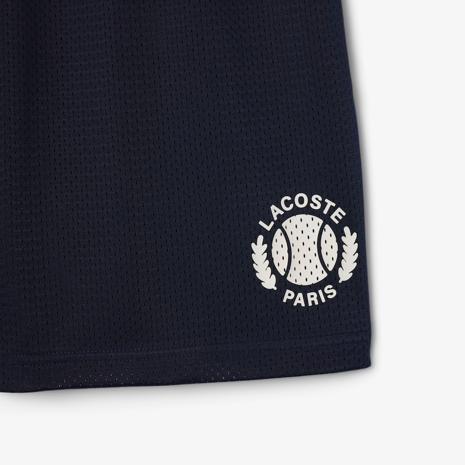 Graphic Mesh Shorts image number 4