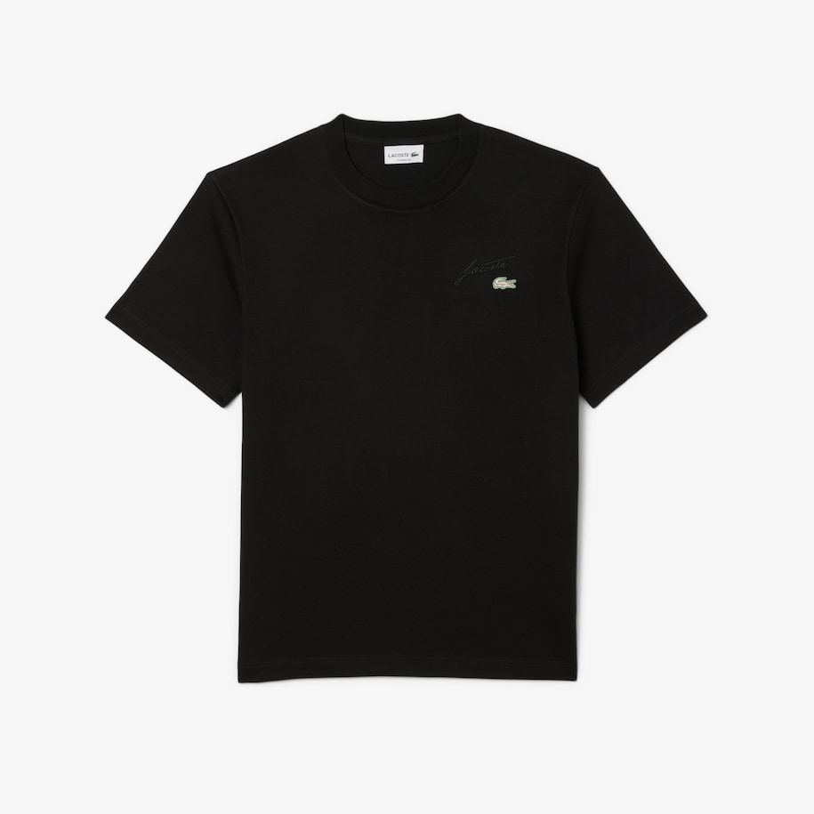 Heavy Jersey Embroidered Signature T-shirt image number 3