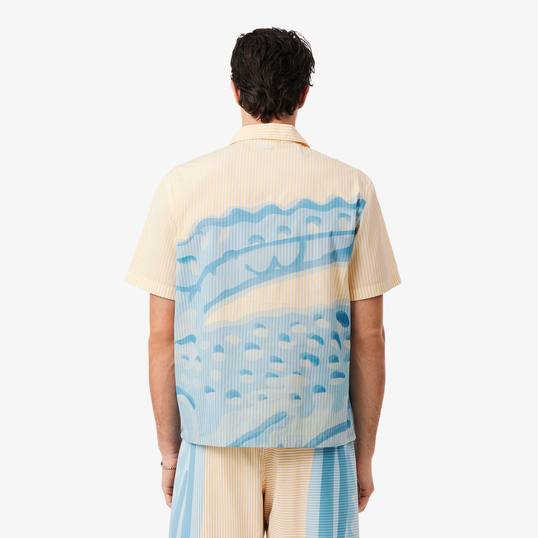 Relaxed Fit Striped Crocodile Shirt image number 2
