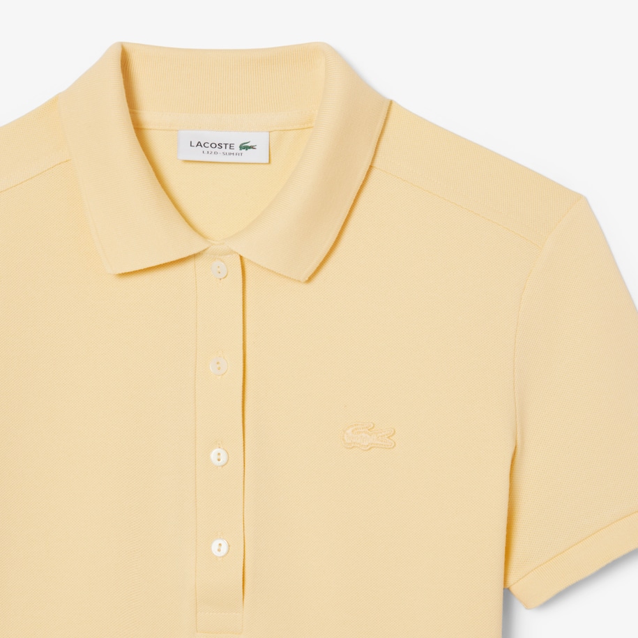 L.12.D Slim Fit Stretch Mini Piqué Polo Shirt image number 4