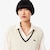 Cable Knit Wool Sweater Vest image number 1