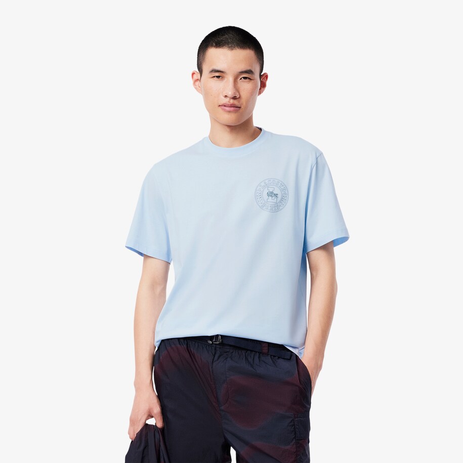 Print Badge Jersey T-shirt image number 0