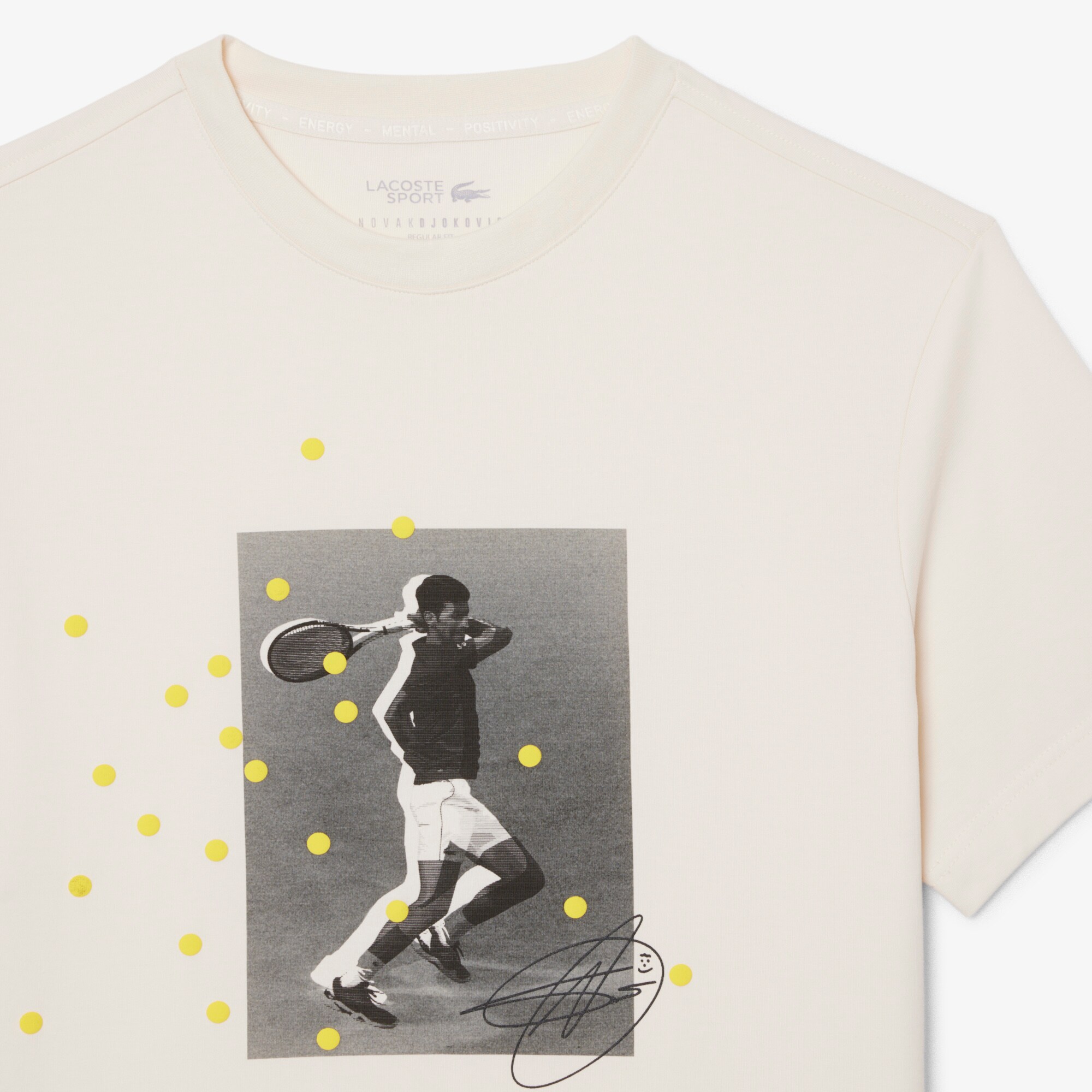 Lacoste Tennis x Novak Djokovic Graphic T-shirt image number 5