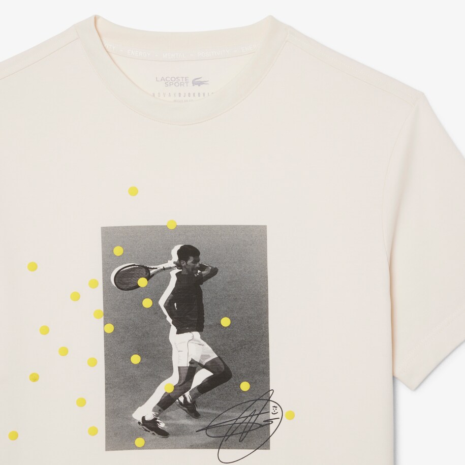Lacoste Tennis x Novak Djokovic Graphic T-shirt image number 5