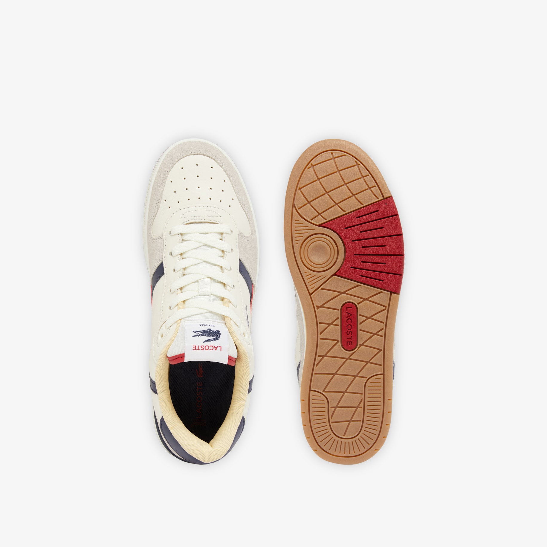 Men's T-Clip Set Leather Sneakers image number 3