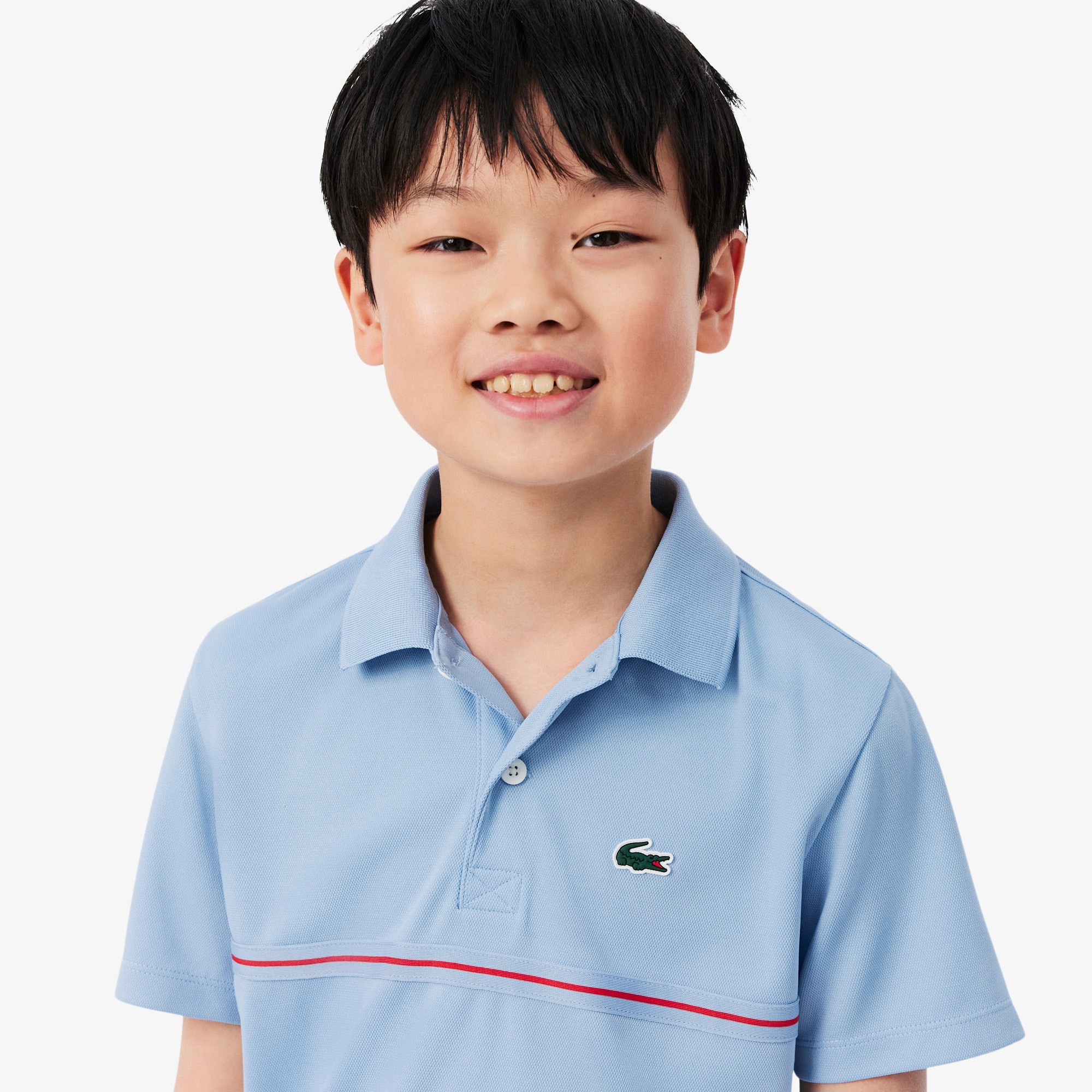 Ultra Dry Branded Stripe Piqu&eacute; Polo Shirt image number 1
