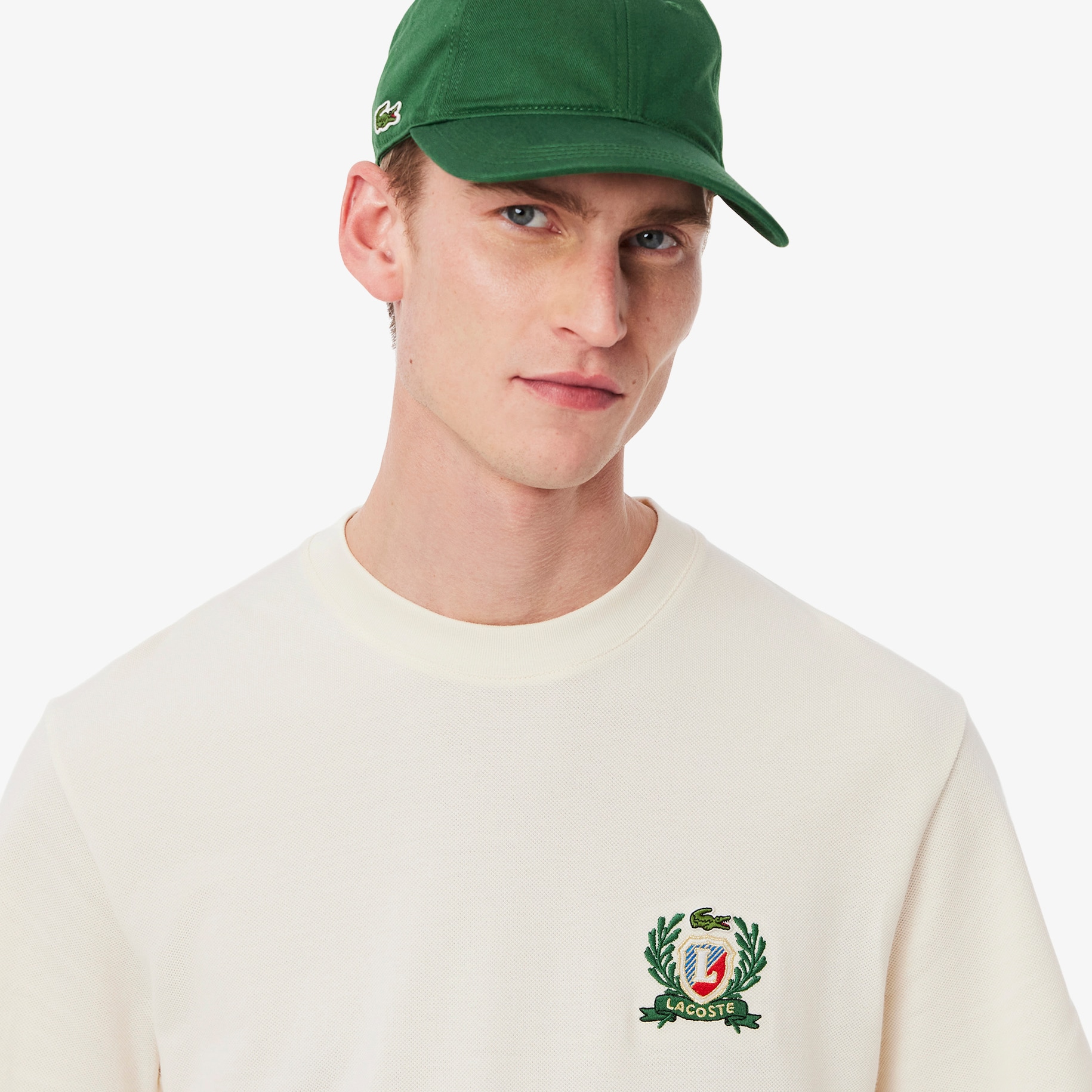 Embroidered Badge Piqué T-shirt image number 1
