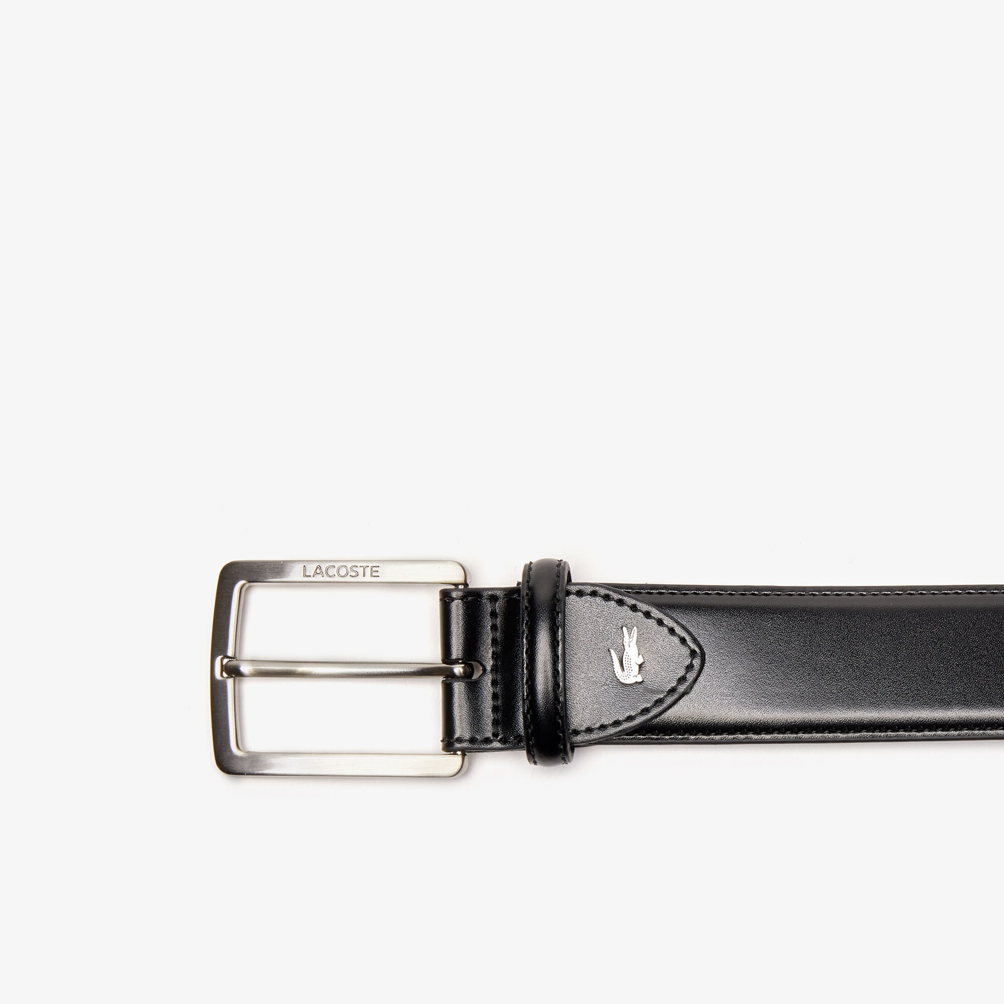 Stamped Crocodile Leather Belt