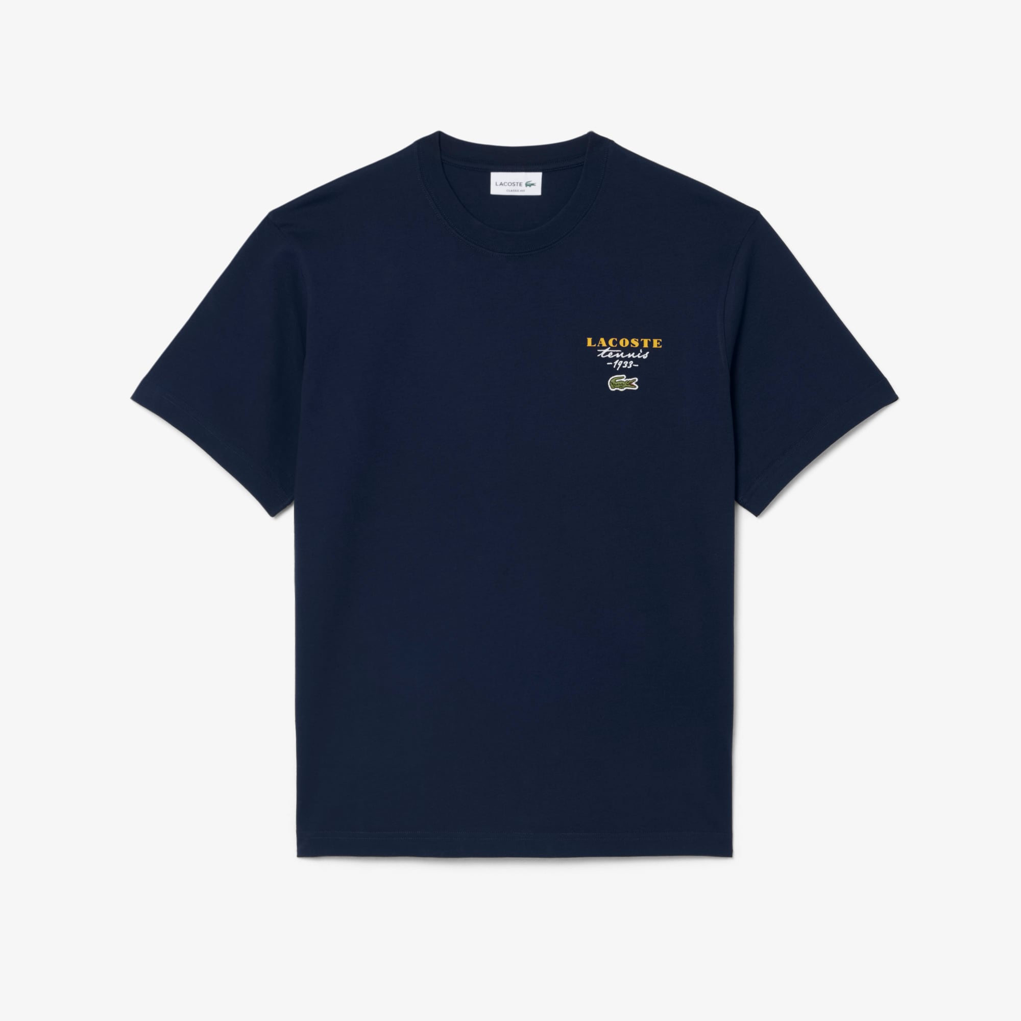 Embroidered Accent Tennis Print Jersey T-shirt image number 3