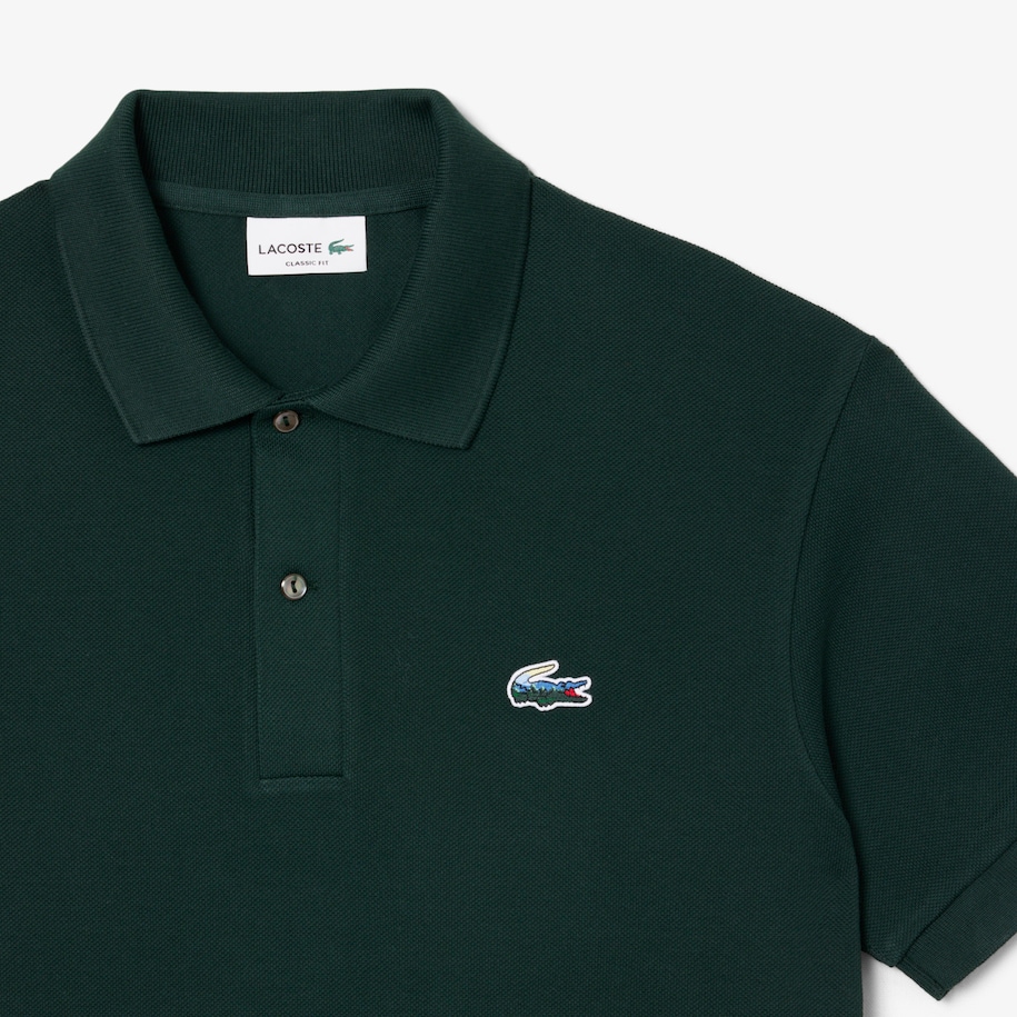 Classic Fit Landscape Crocodile Piqu&eacute; Polo Shirt image number 4