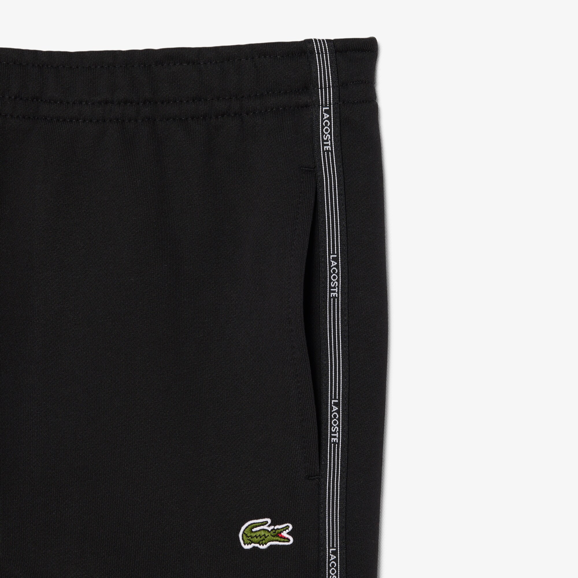 Regular Fit Logo Stripe Fleece Shorts image number 4