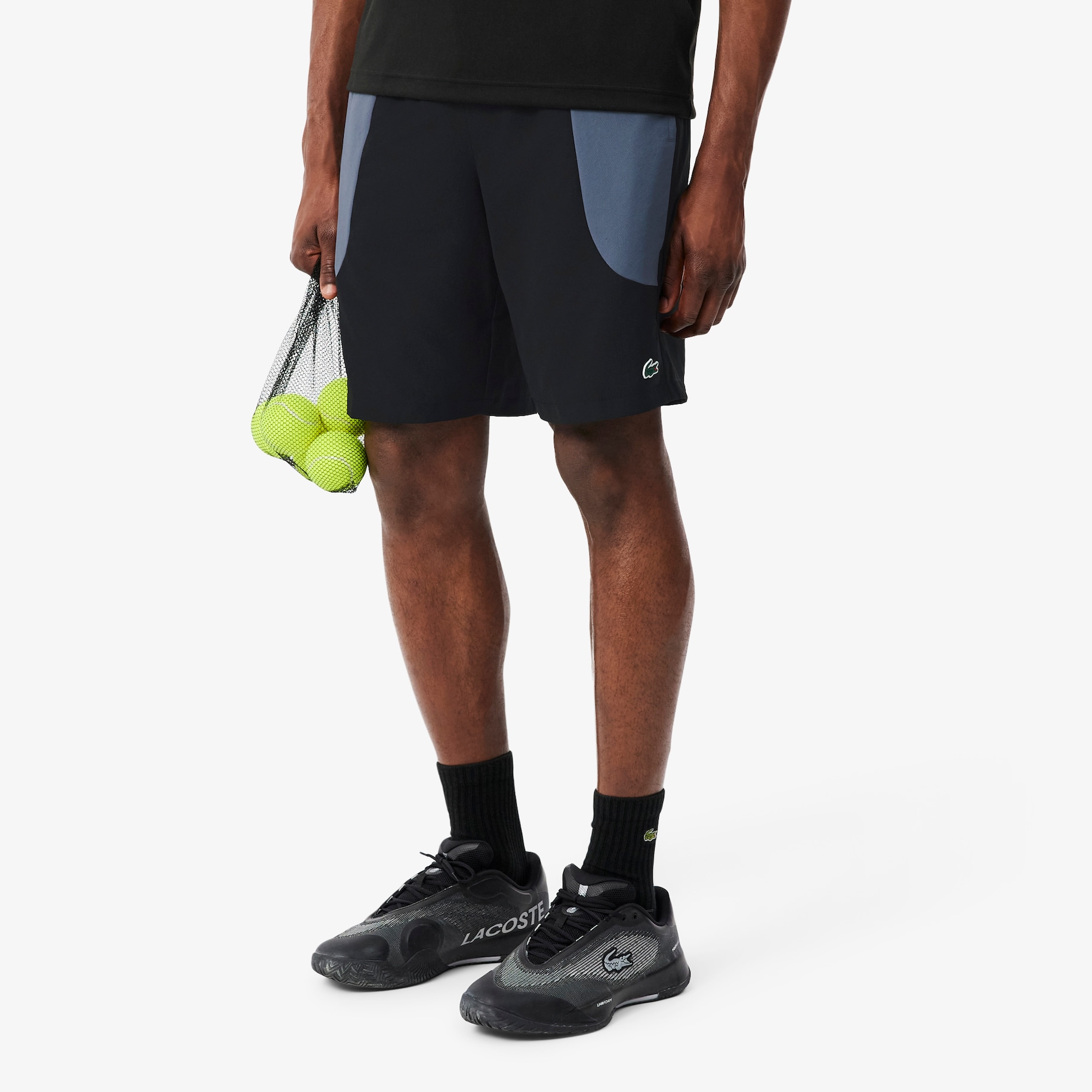 Water-Repellent Colour-Block Sport Shorts image number 1