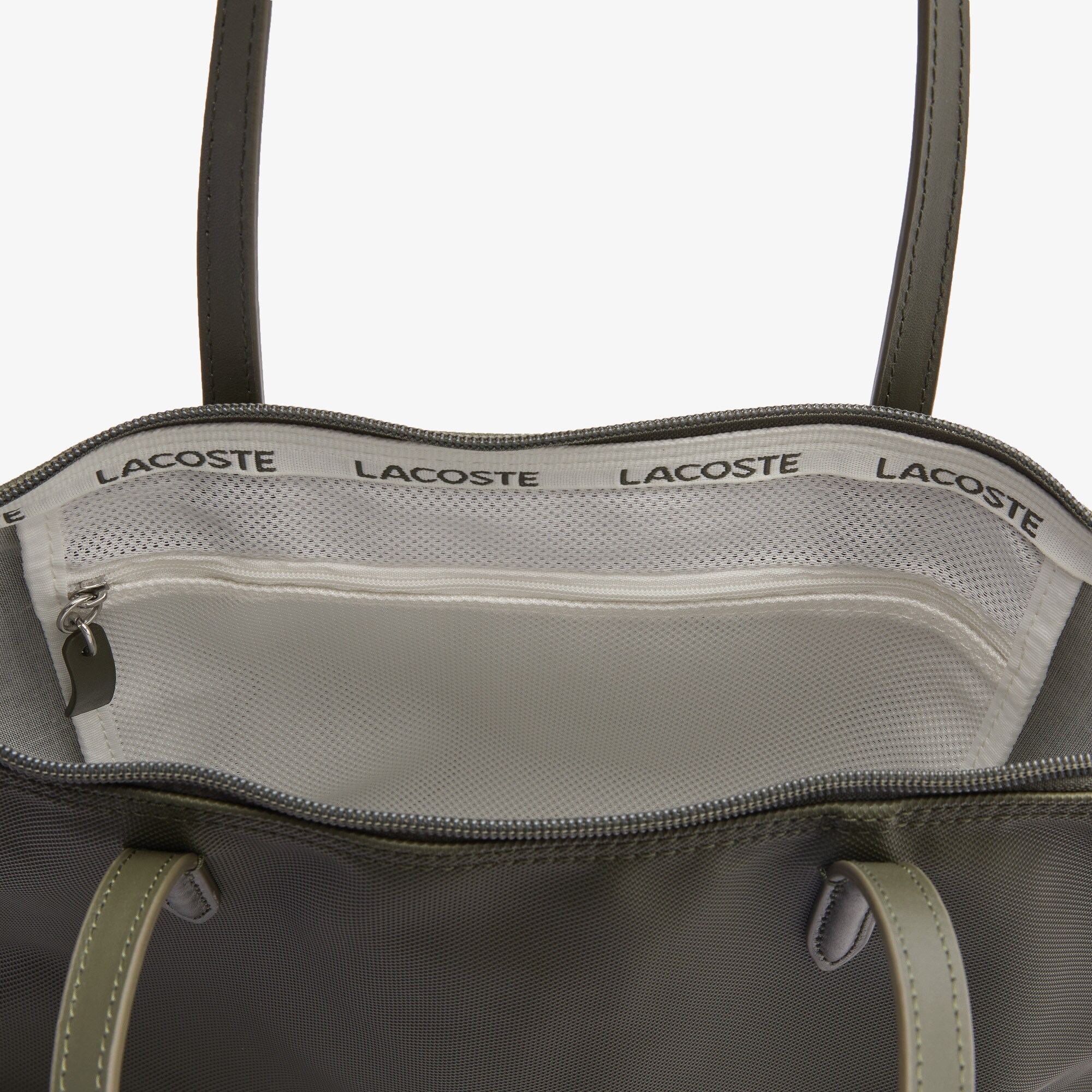 lacoste tote bag inside
