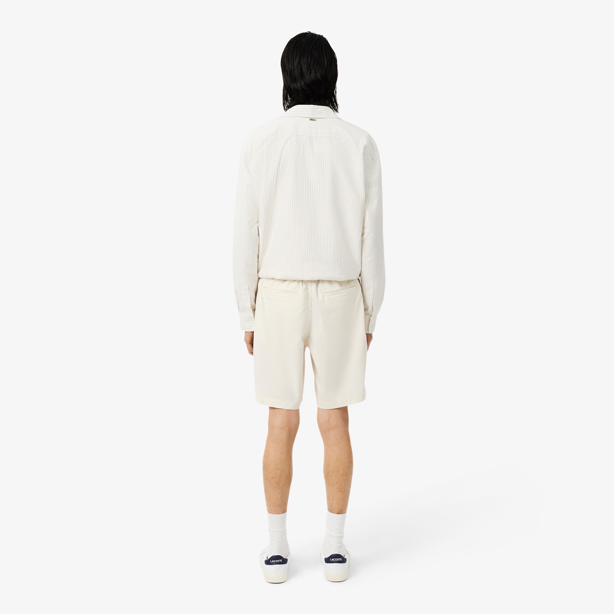 Cotton Seersucker Shorts image number 2