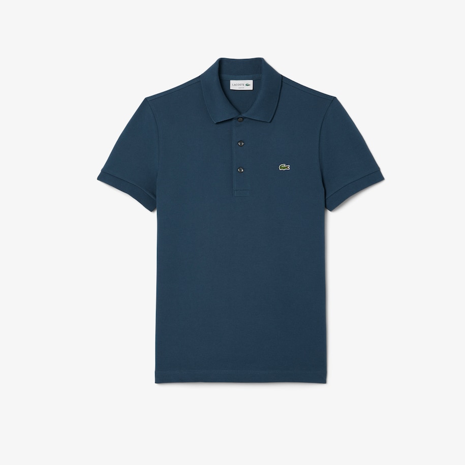 Slim Fit Stretch Piqué Polo Shirt image number 0