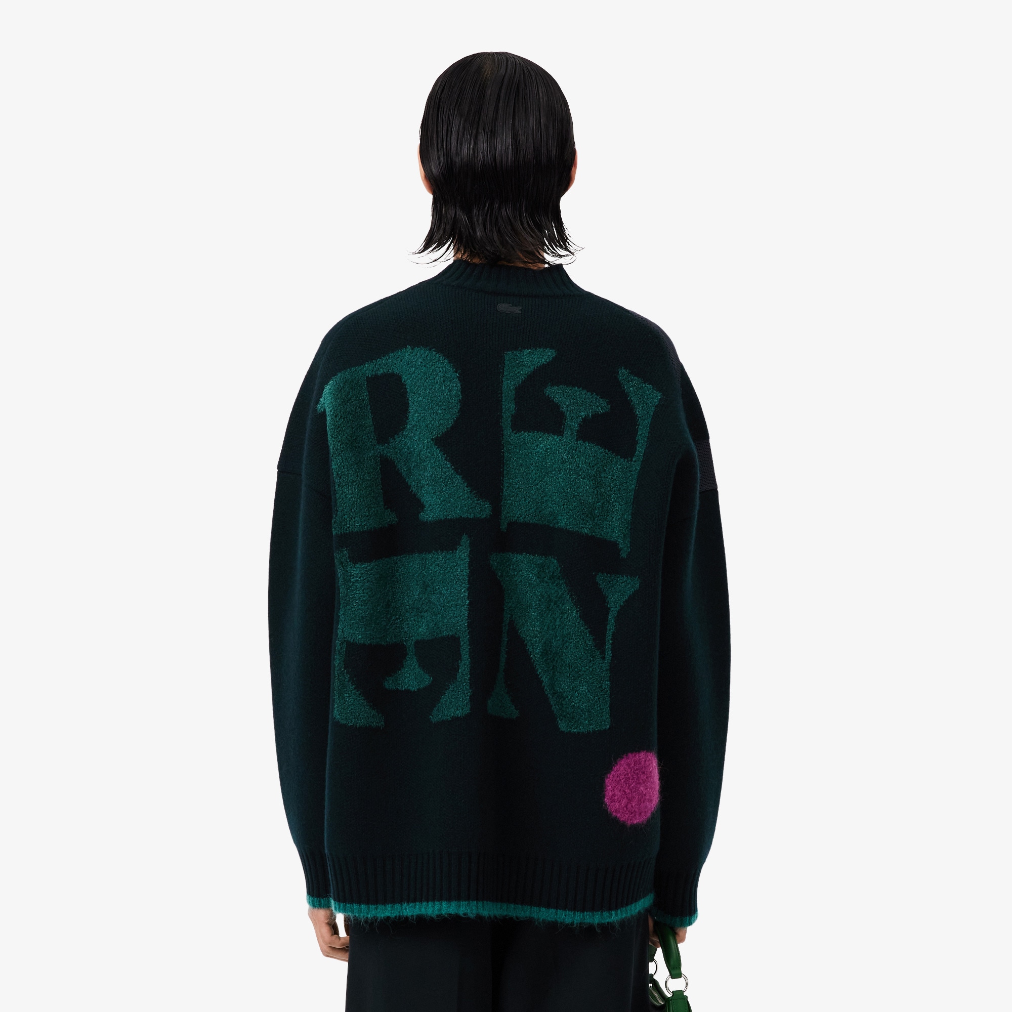 Runway Graphic Jacquard Sweater image number 2