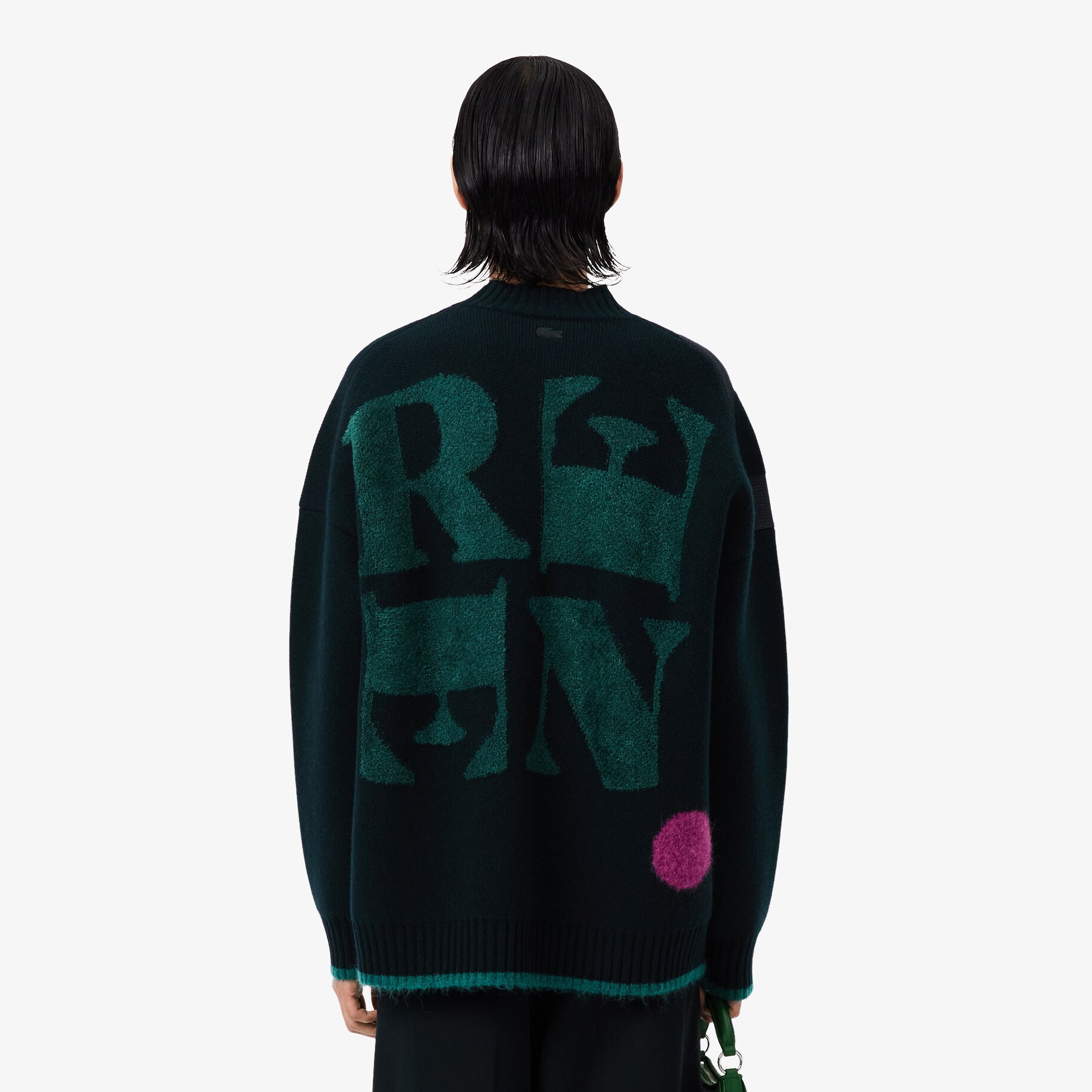 Runway Graphic Jacquard Sweater image number 2