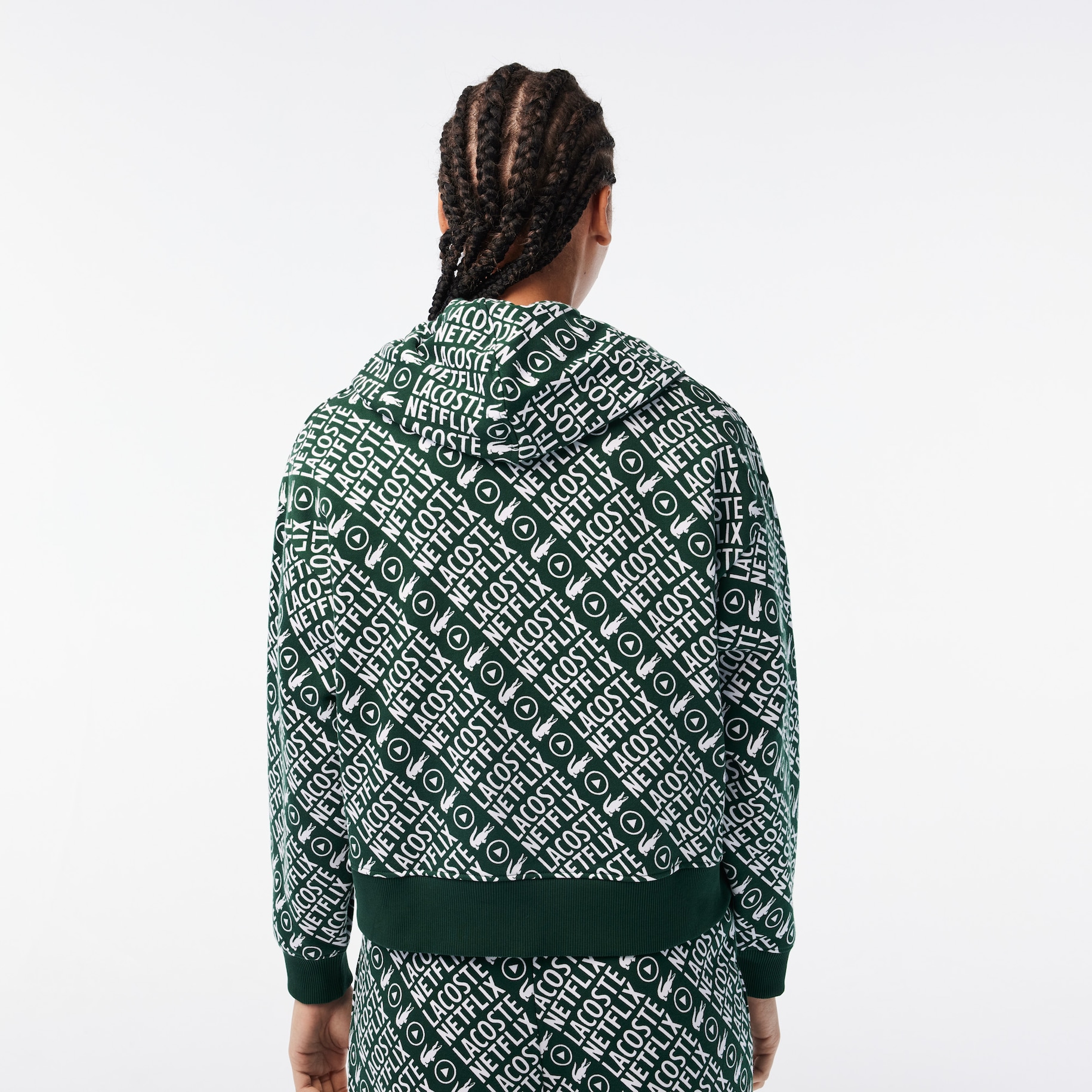 Women&rsquo;s Lacoste x Netflix Organic Cotton Hoodie image number 2