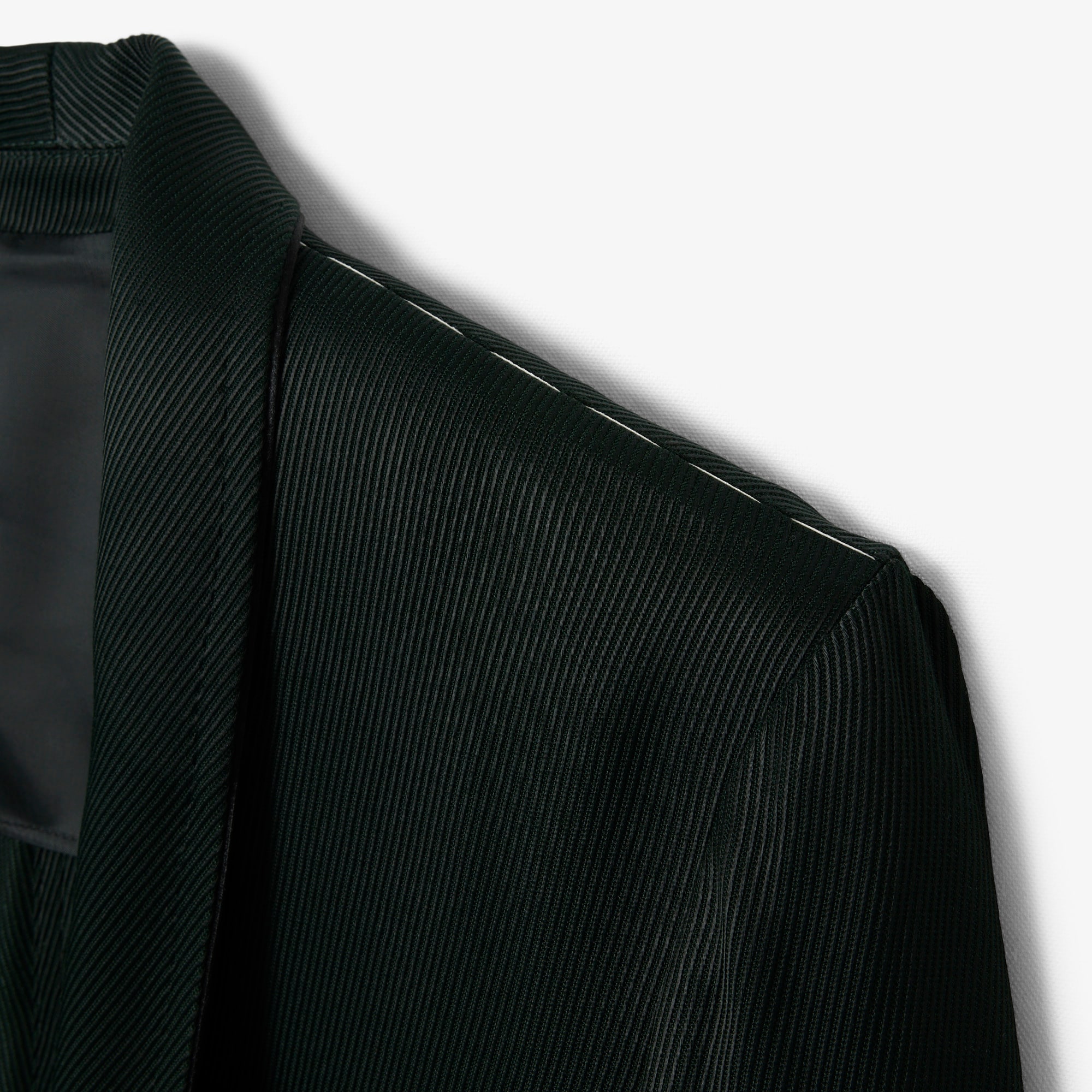 Runway Satin Shawl Neck Blazer image number 7