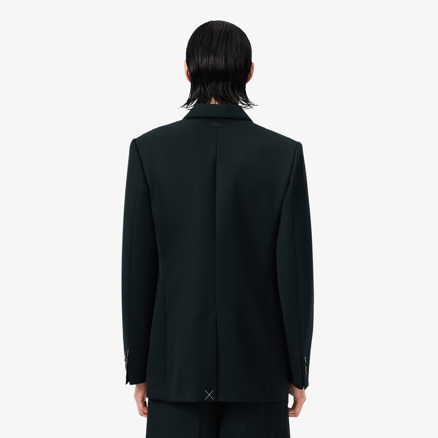 Runway Double Breasted Lightweight Wool Blazer image number 2