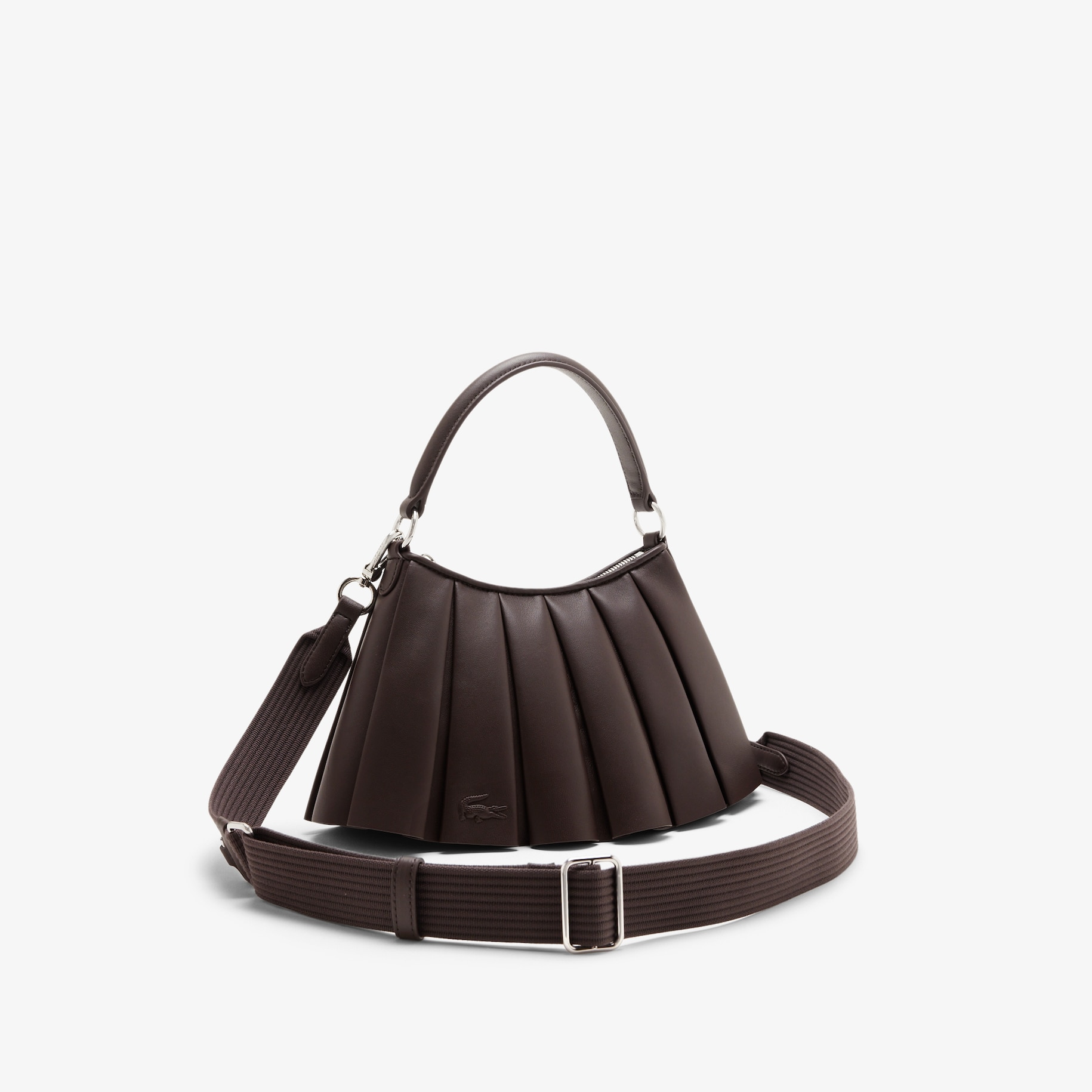 Small Lenglen Leather Hobo Bag image number 2