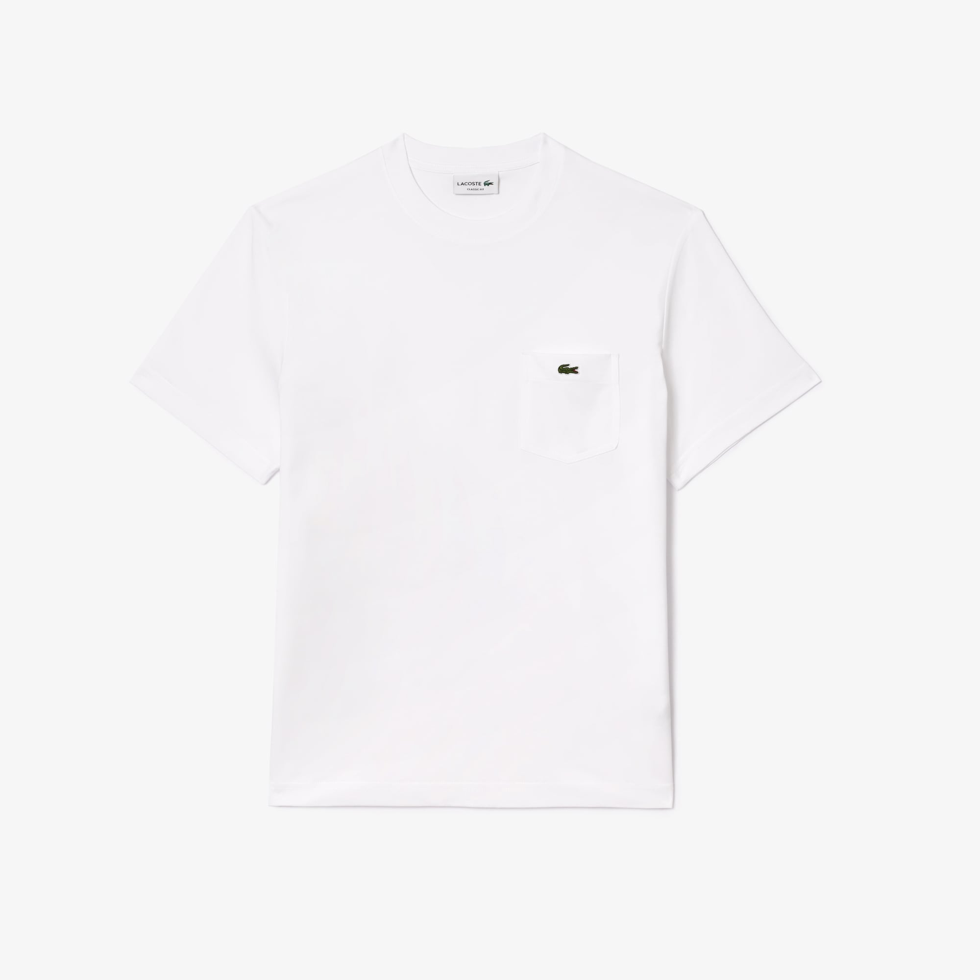 Cotton T-shirt with Breast Pocket image number 3
