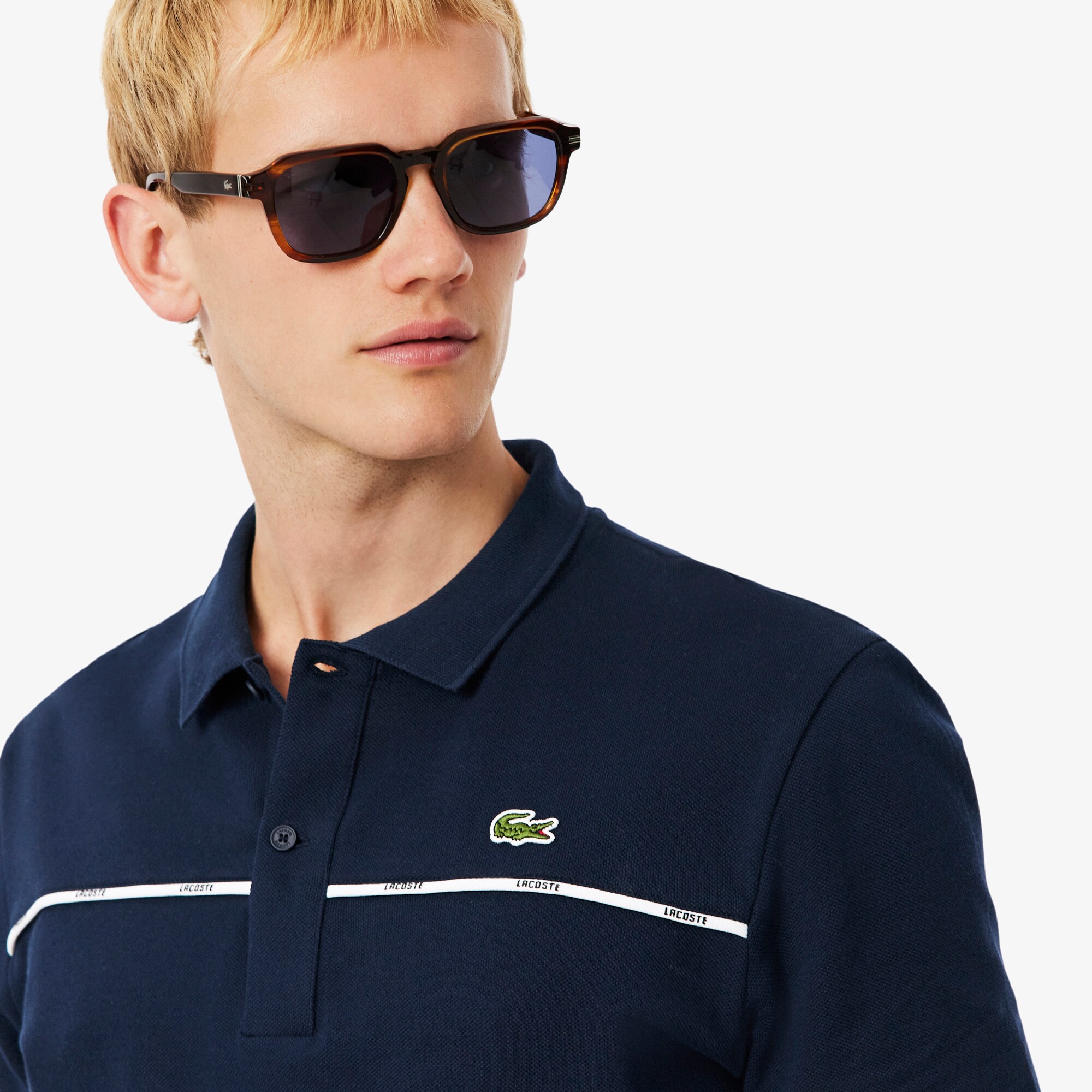 Regular Fit L.12.12 Petit Piqu&eacute; Polo Shirt image number 1