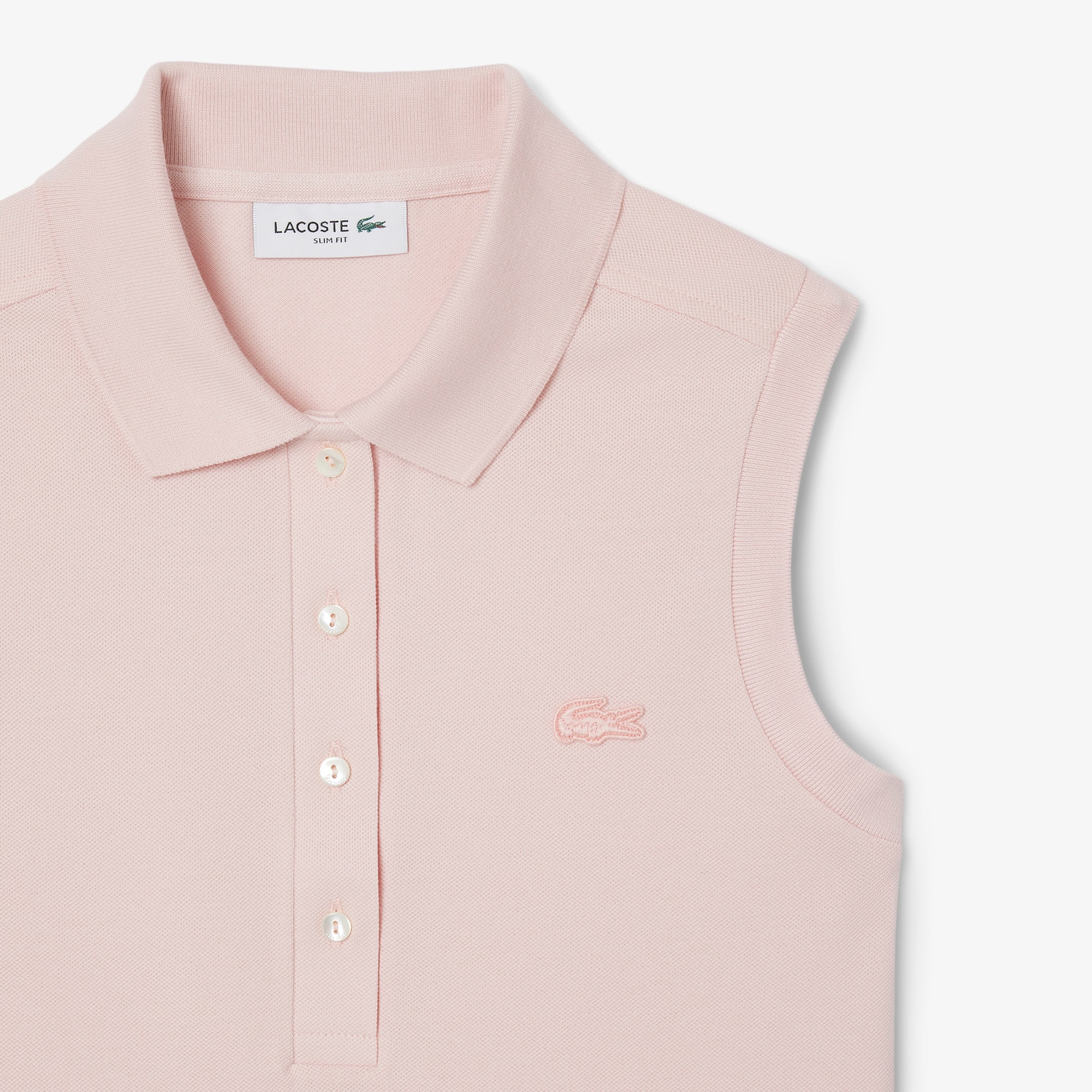 Slim Fit L.12.D Sleeveless Stretch Polo Shirt image number 4