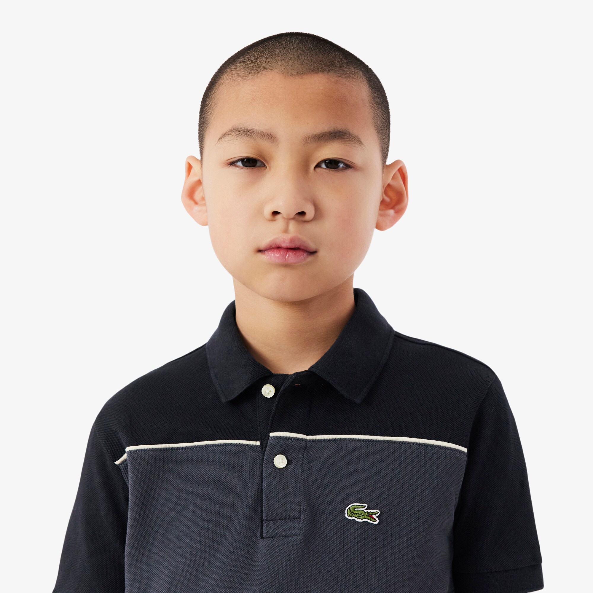 Colorblock Petit Piqu&eacute; Polo Shirt image number 1