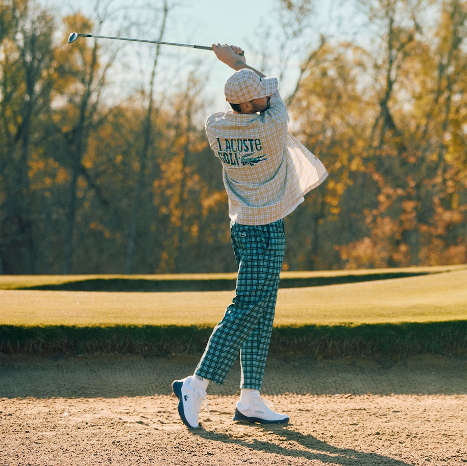 Men's Golf Point Golf Leather Shoes image number 6