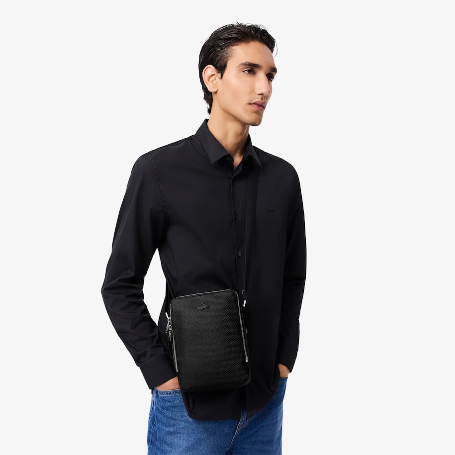 Chantaco Piqu&eacute; Leather Shoulder Bag image number 6