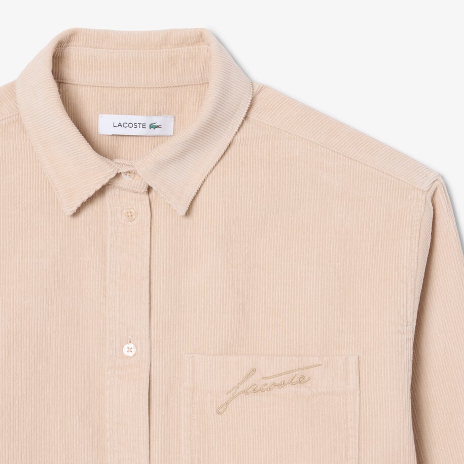 Oversized Corduroy Overshirt image number 4