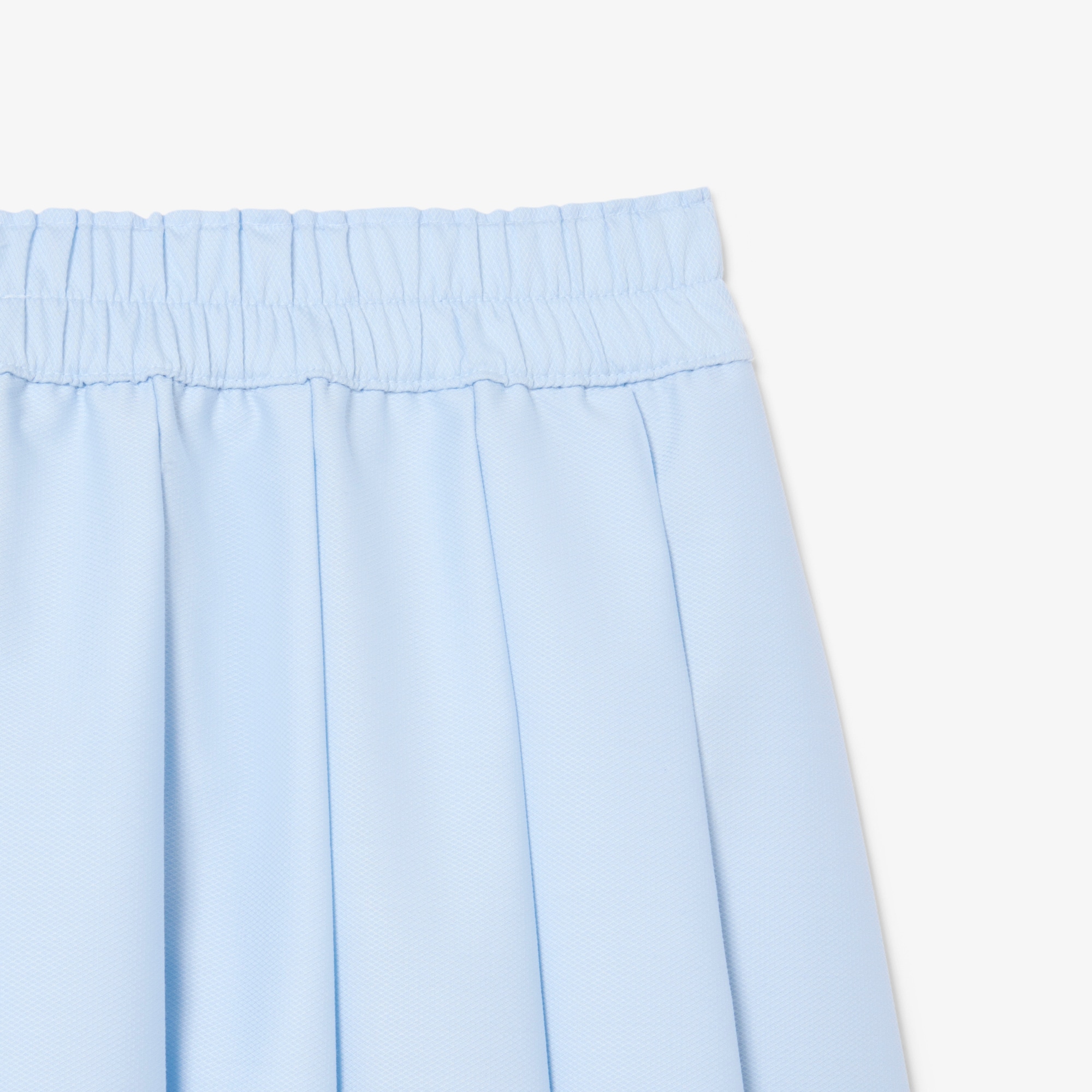 Pleated Petit Piqu&eacute; Effect Midi Skirt image number 4