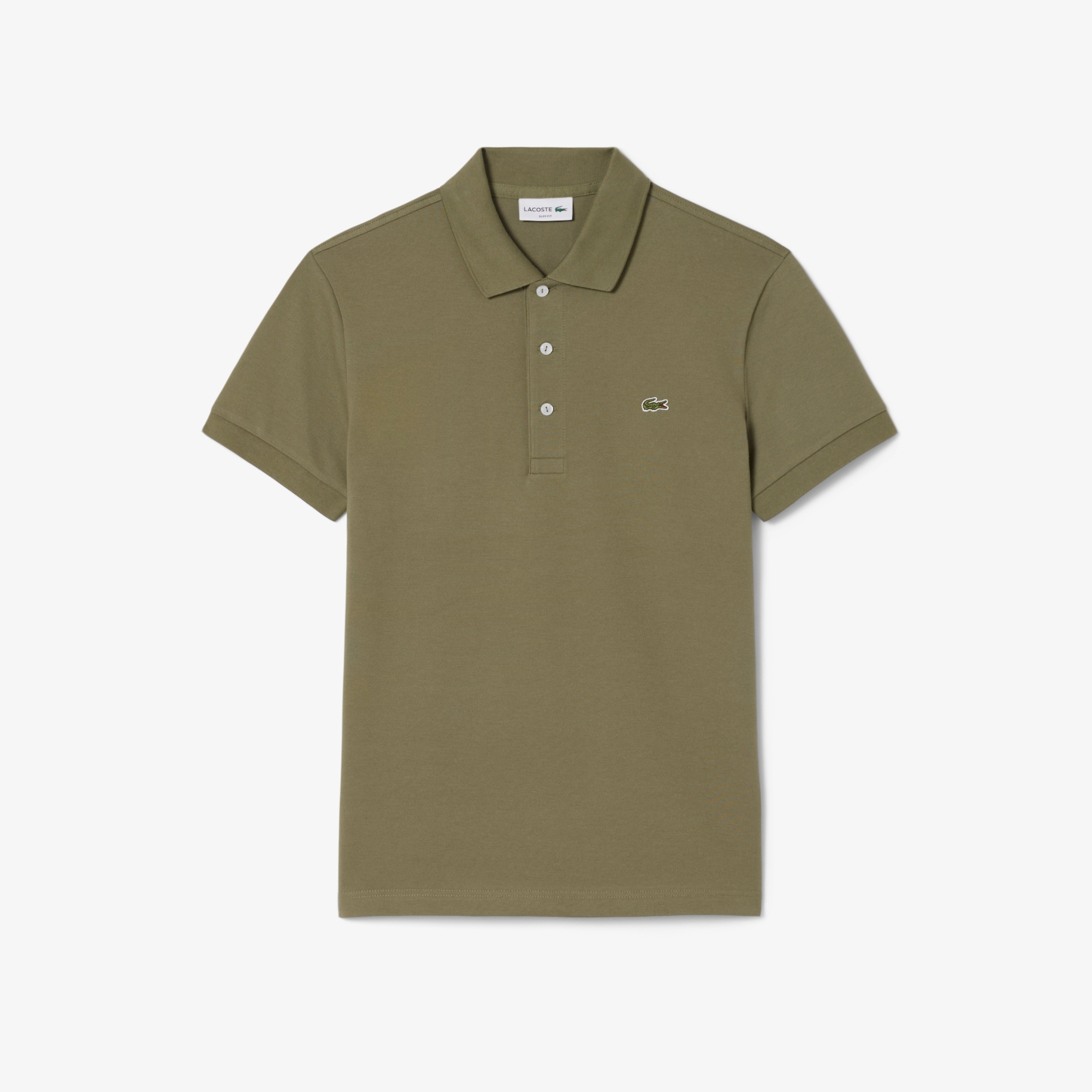 Slim Fit Stretch Piqué Polo Shirt image number 0