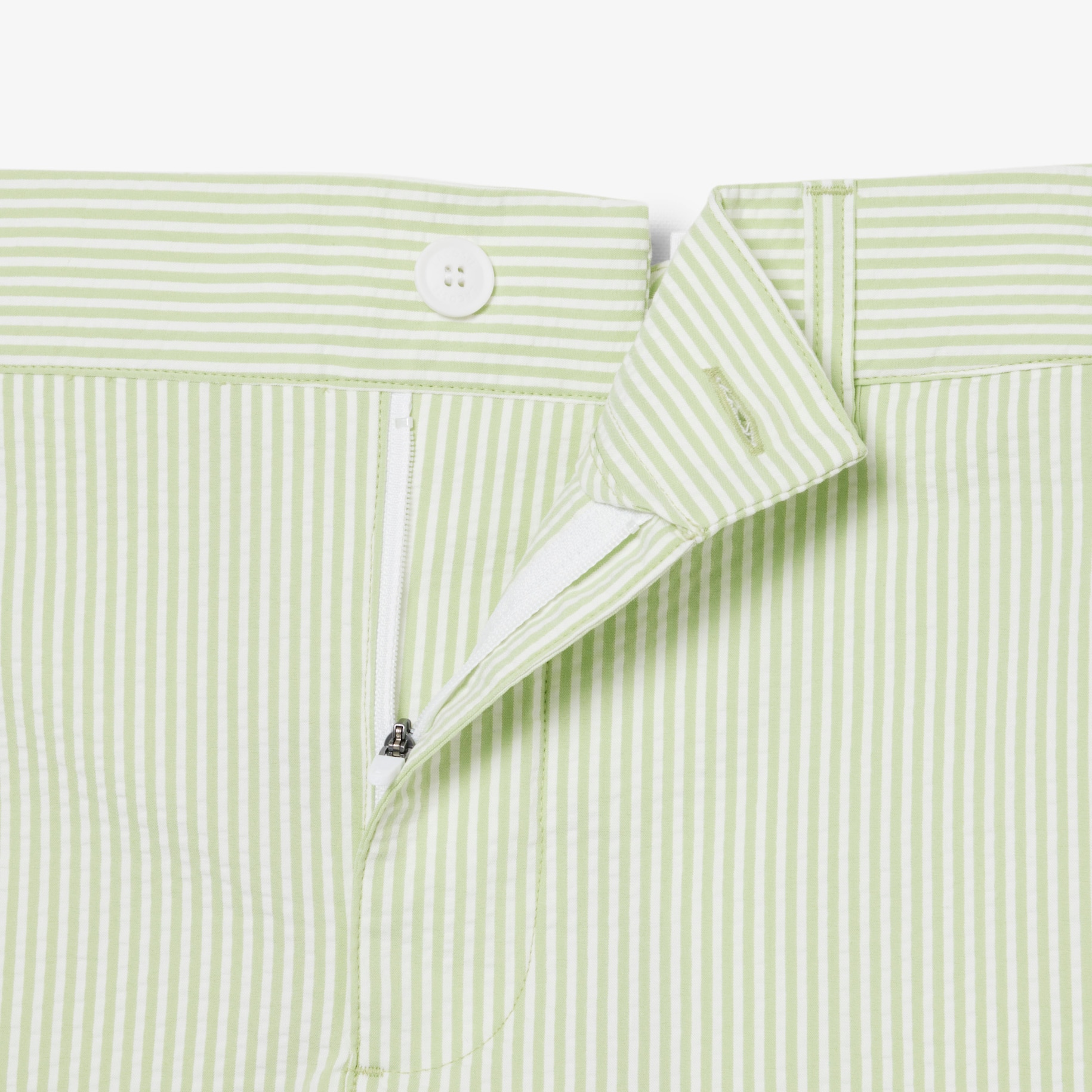 Relaxed Fit Ultra Dry Striped Bermuda Golf Shorts image number 6