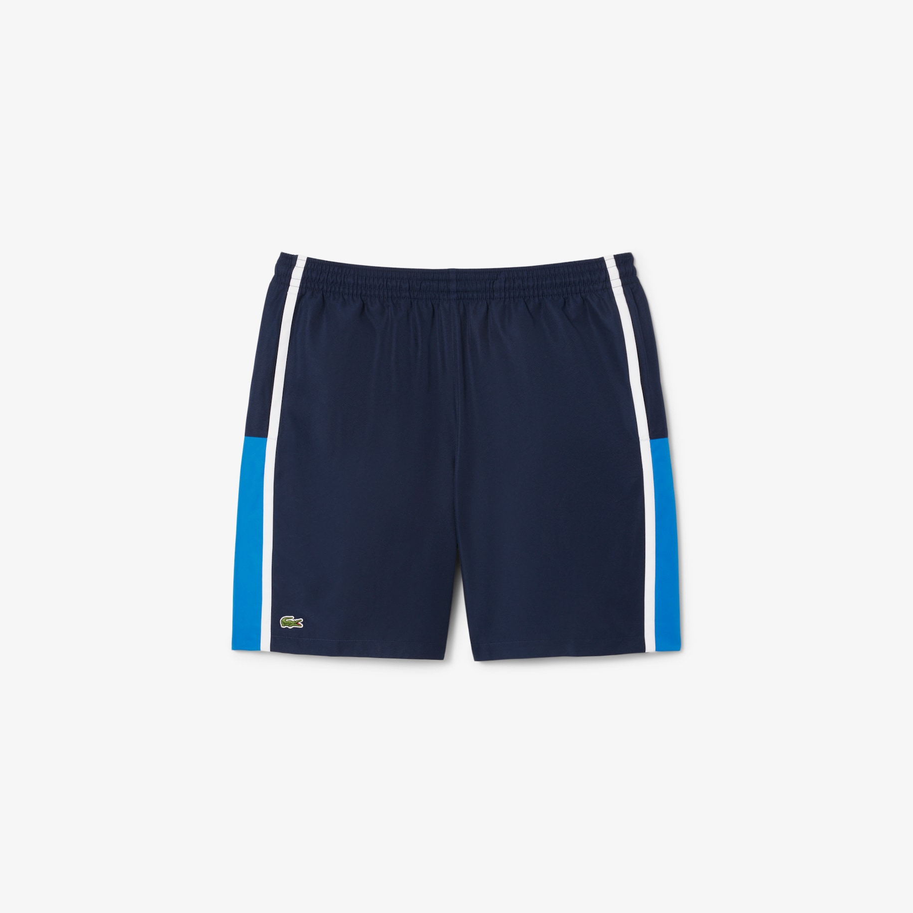 Lightweight Colour-Block Stripe Tennis Shorts image number 3