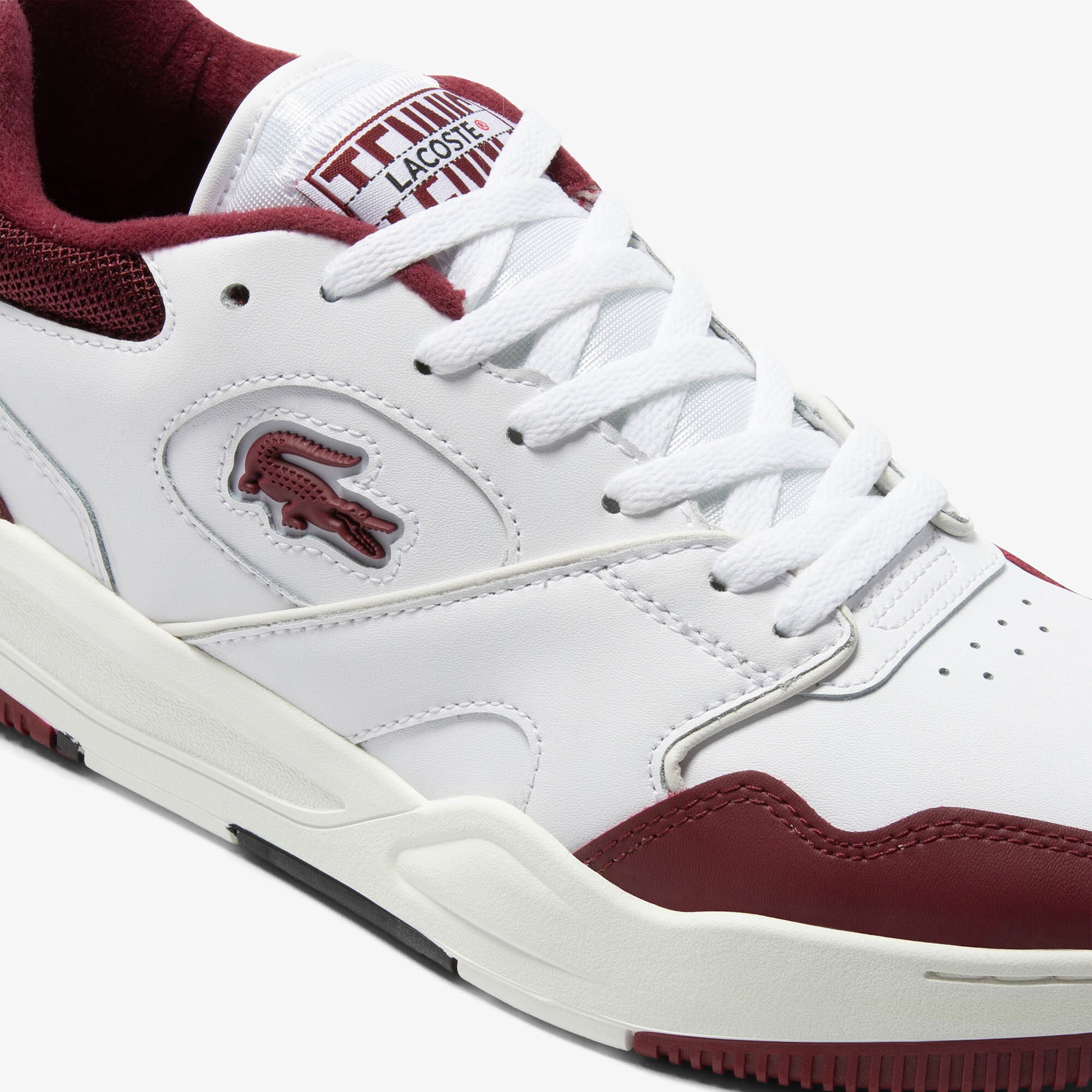 Men’s Lineshot Mesh Collar Leather Trainers image number 5