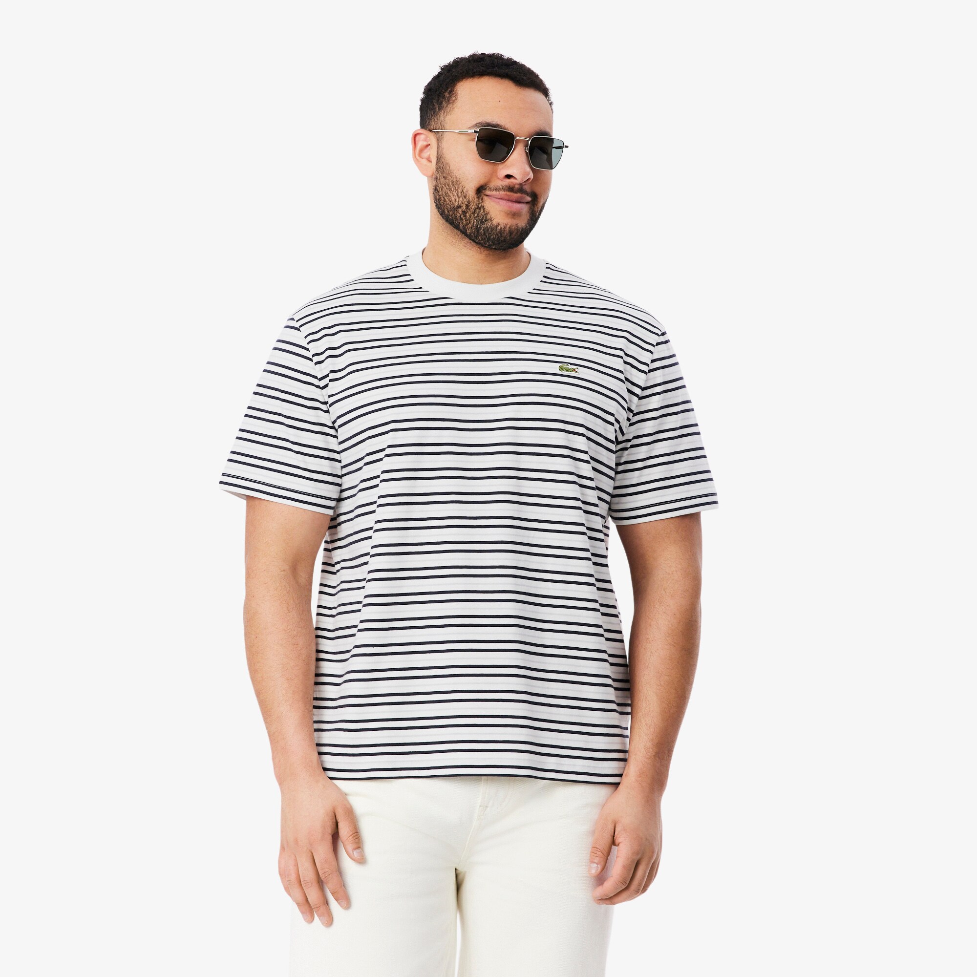 Striped Cotton T-shirt image number 6