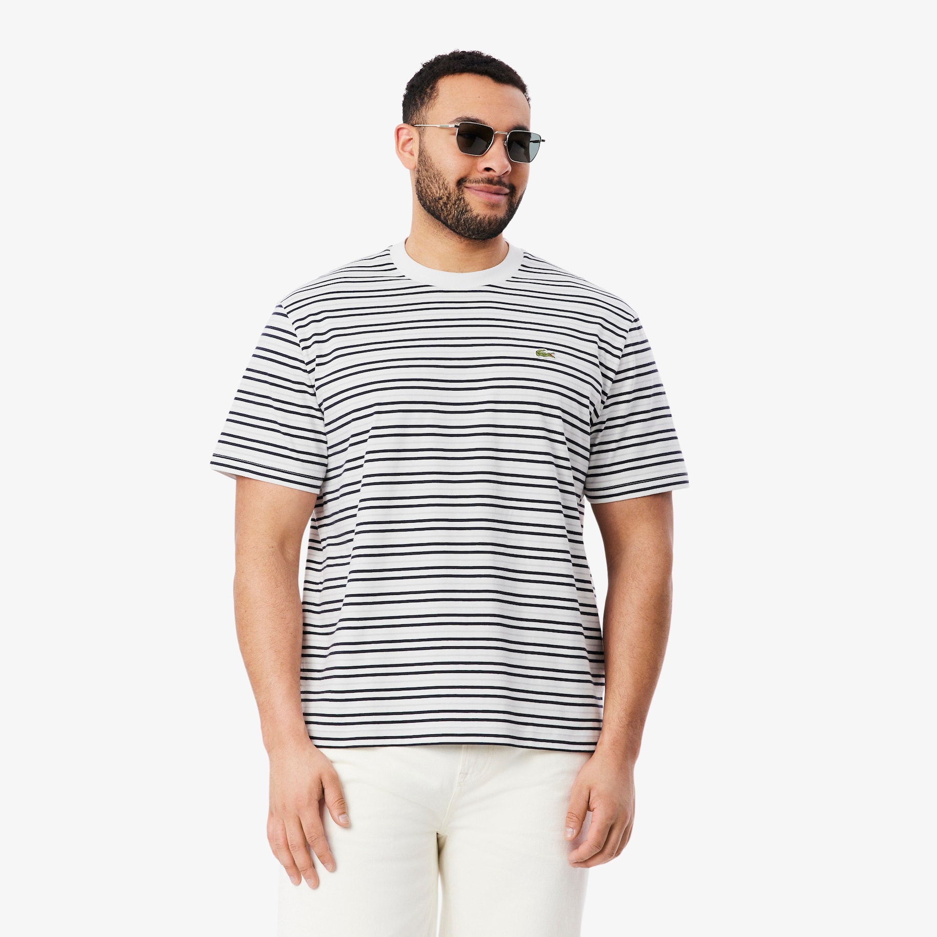 Striped Cotton T-shirt image number 6
