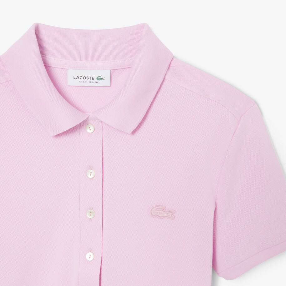 L.12.D Slim Fit Stretch Mini Piqu&eacute; Polo Shirt image number 5