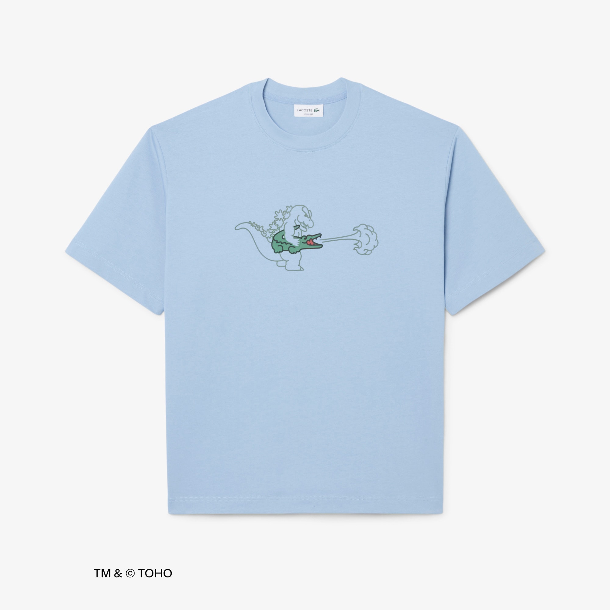 T-shirt Lacoste & Godzilla image number 3