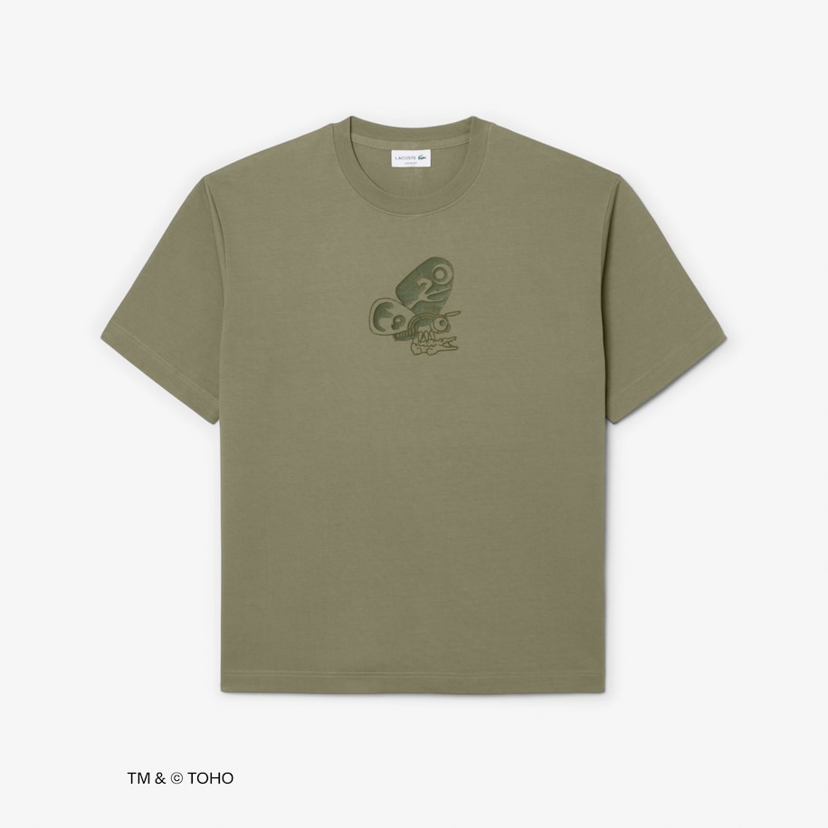 T-shirt Mothra Lacoste & Godzilla image number 3