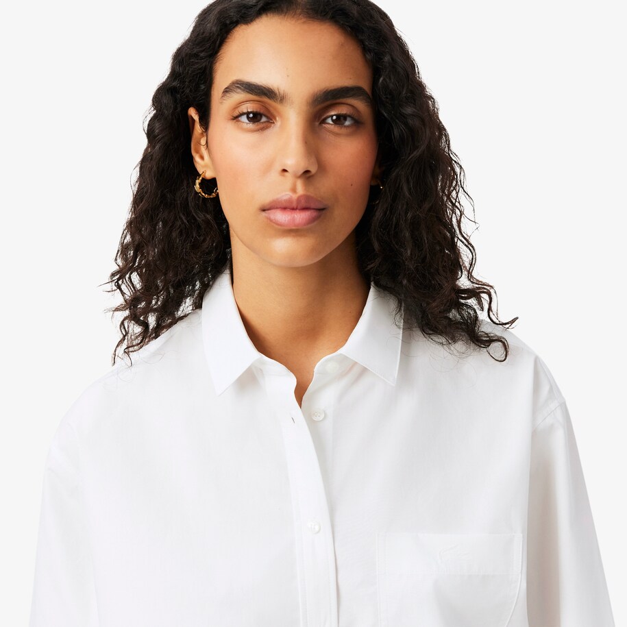 Oversized Cotton Poplin Shirt image number 1