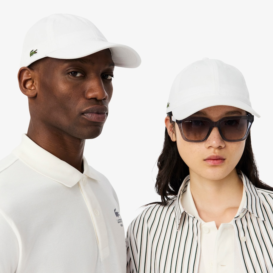 Unisex Lacoste Organic Cotton Twill Cap image number 4