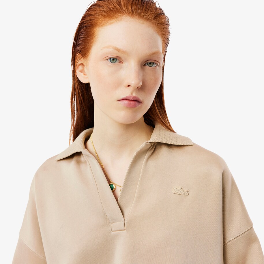 Runway Boxy Polo Collar Sweatshirt image number 1