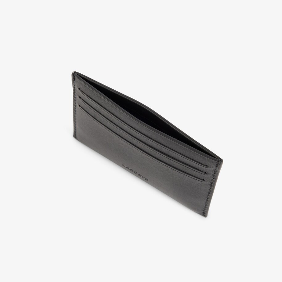 Unisex Fitzgerald credit card holder in leather image number 2