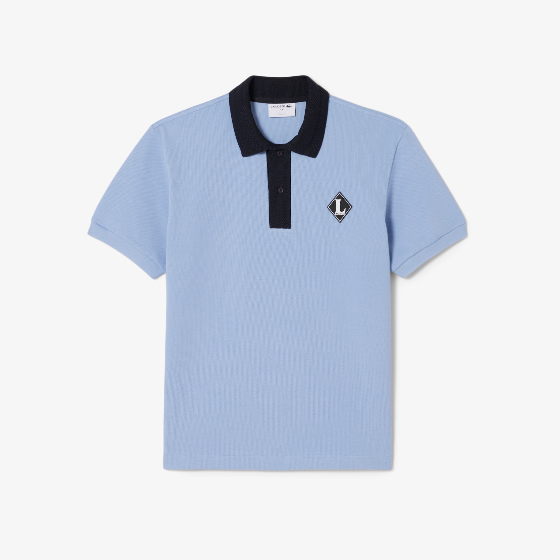 French Made Classic Fit Badge Polo Shirt image number 3