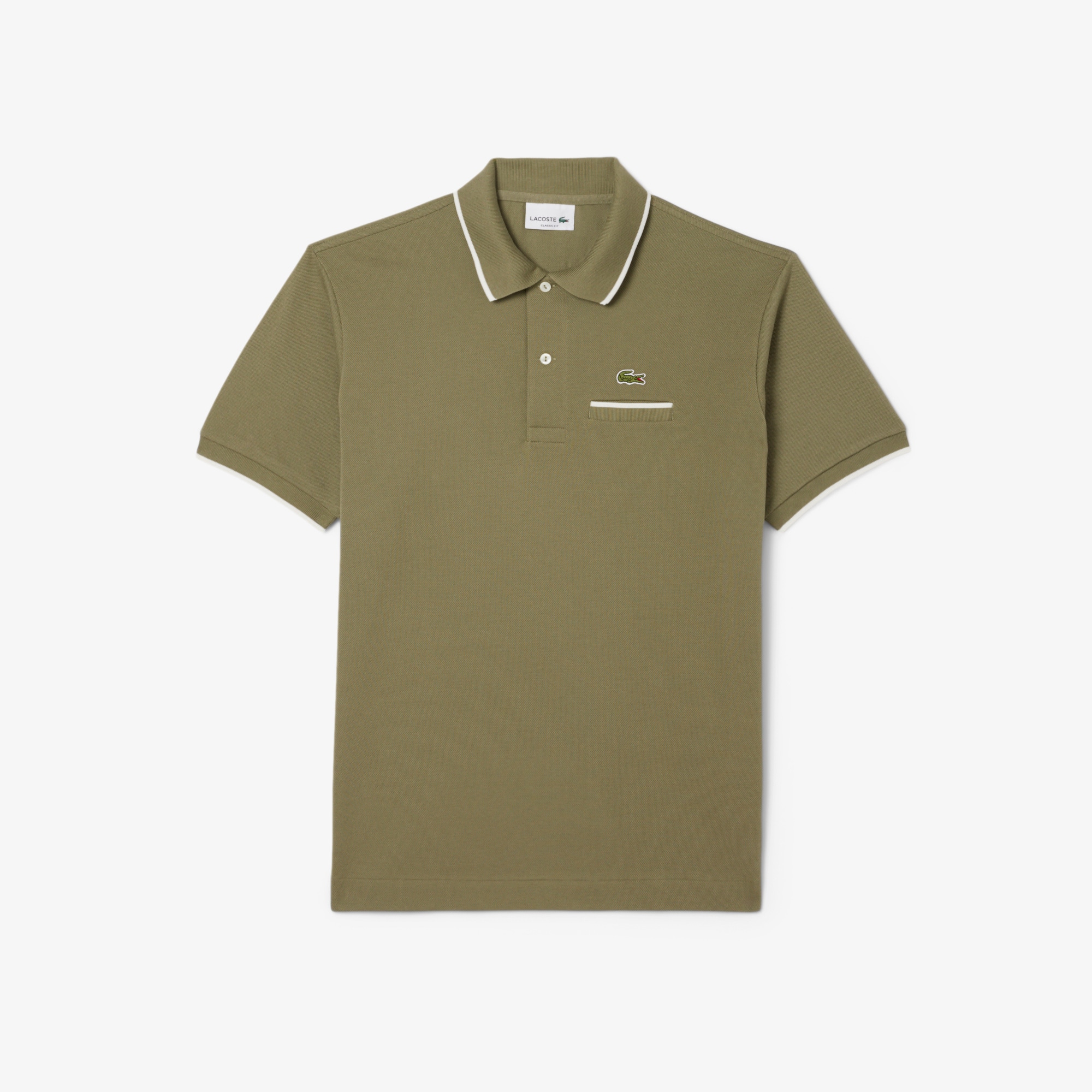 Classic Fit Pocket Accent L.12.12 Polo Shirt image number 3